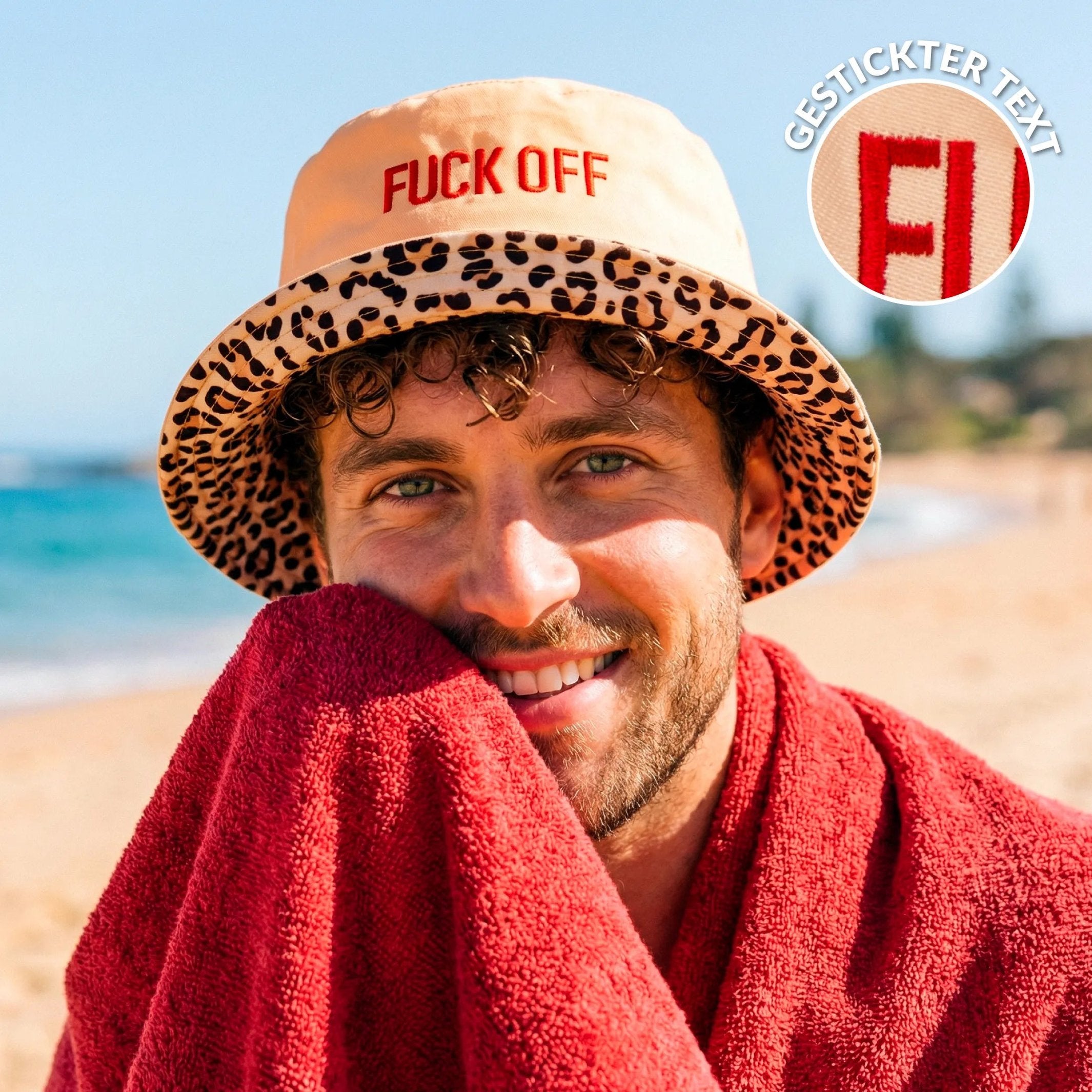 Bucket Hat "Fuck Off" – Baumwolle | Fisura
