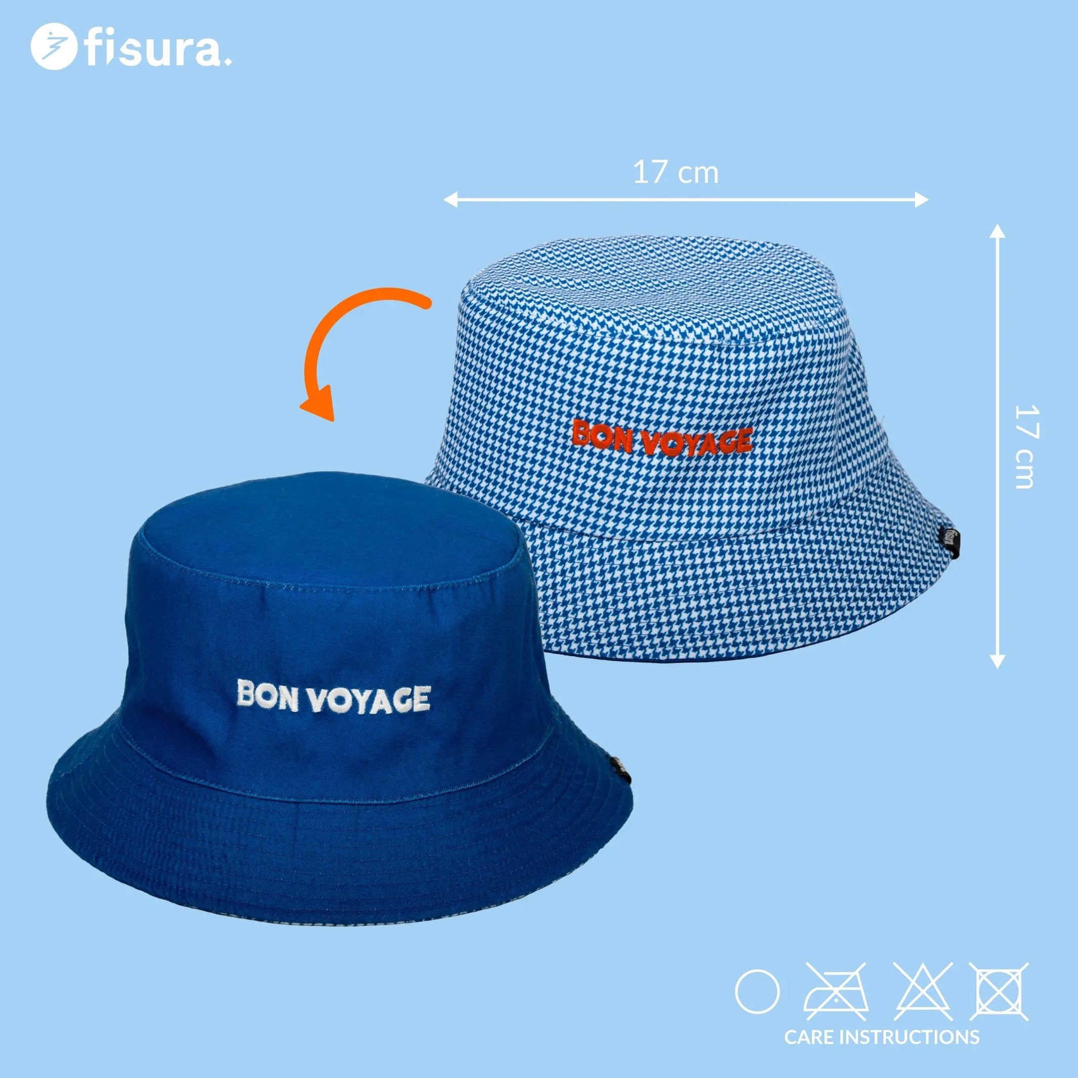Bucket Hat "Bon Voyage" – Cotton | Fisura
