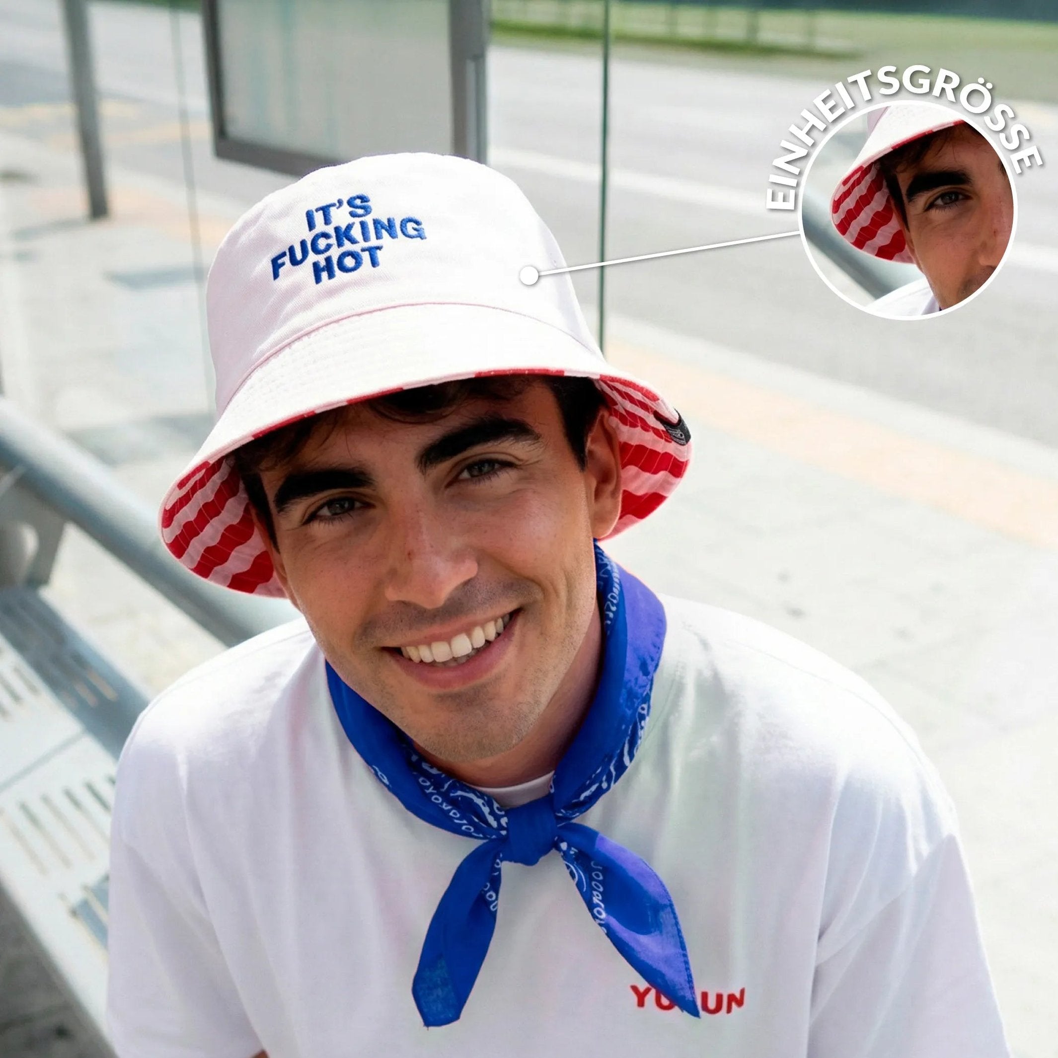 Bucket Hat "It's Fucking Hot" – Cotton | Fisura