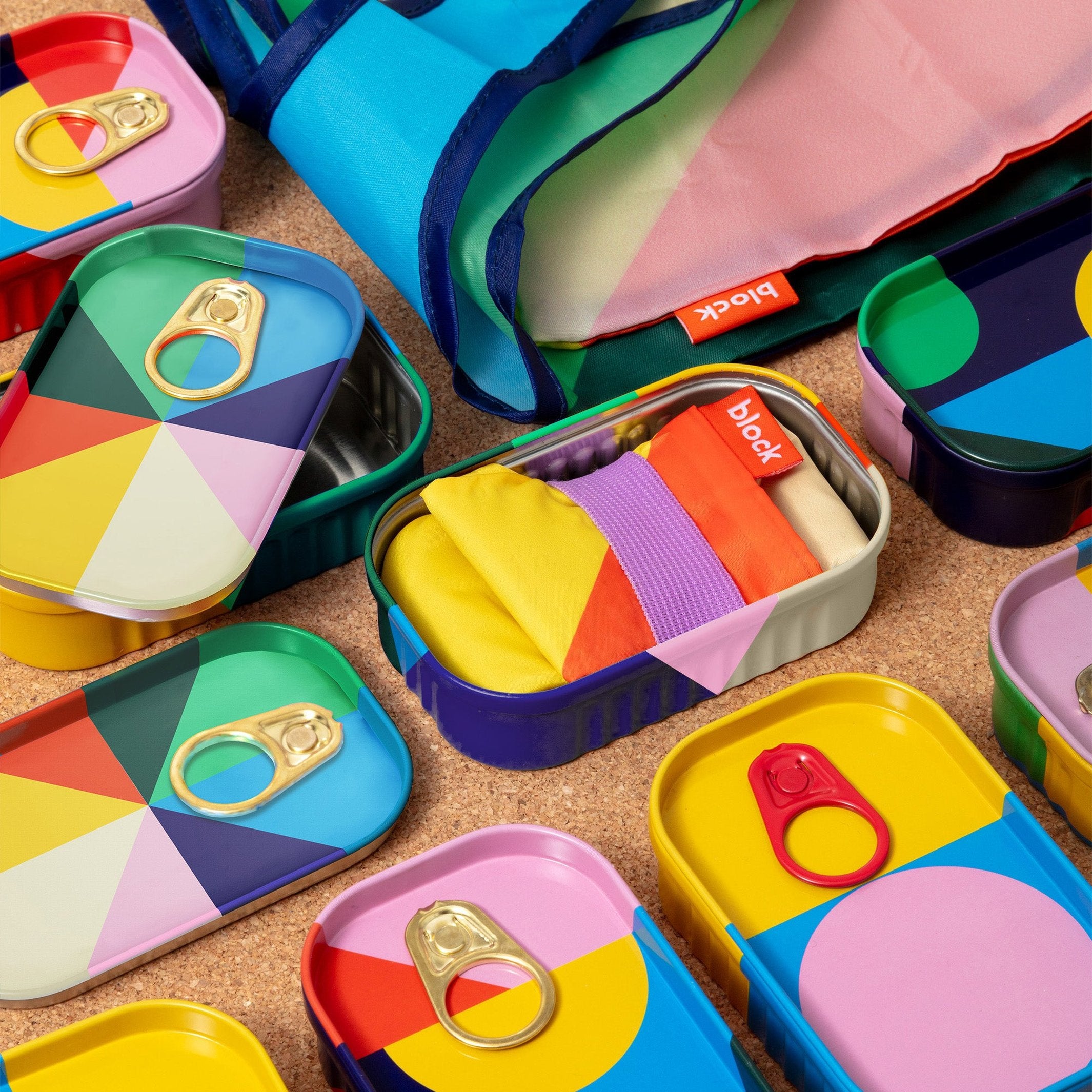 Einkaufstasche "On The Go" – Recycelt · in Dose | Block Design