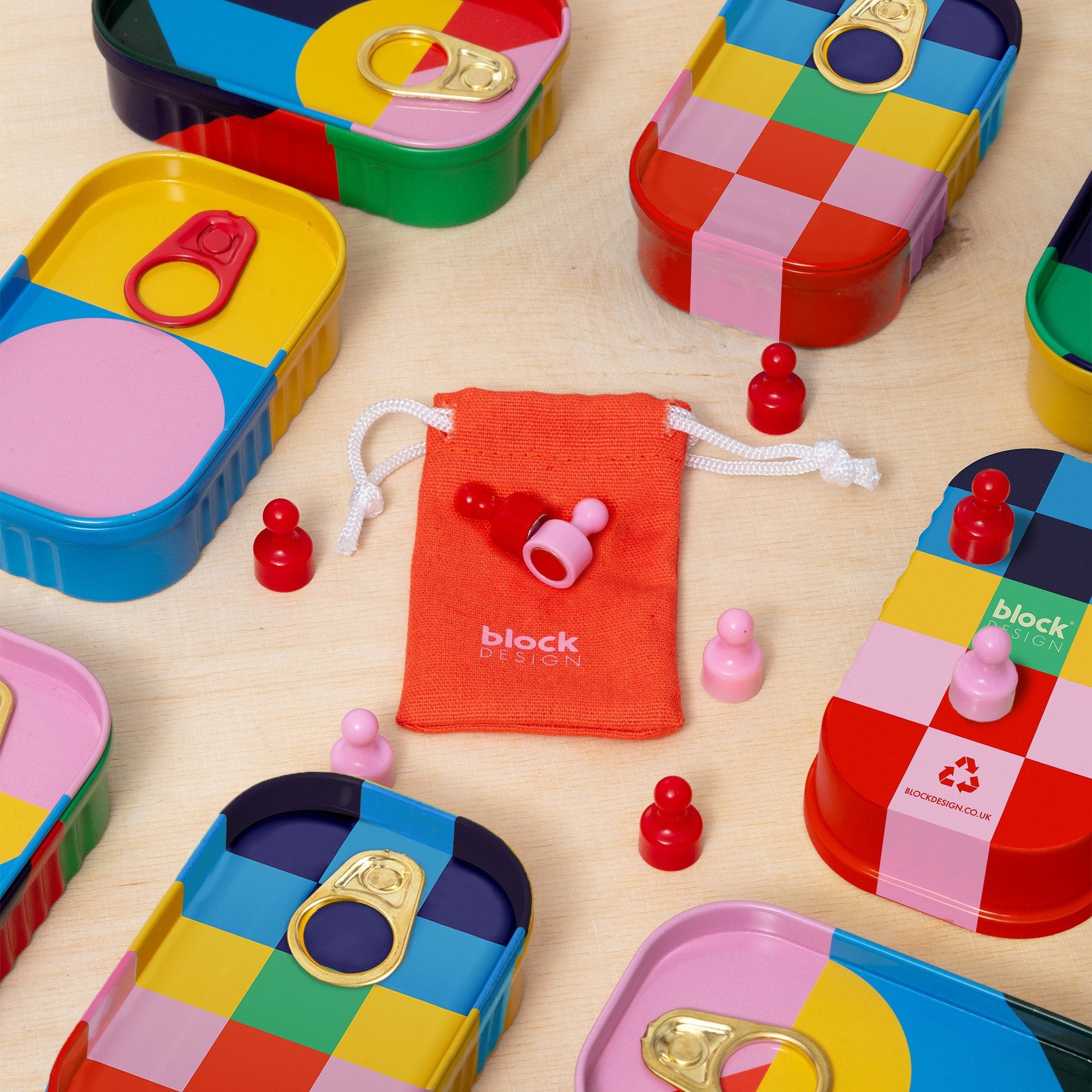 Reisespiel "Tic Tac Toe" – magnetisch · in Dose | Block Design