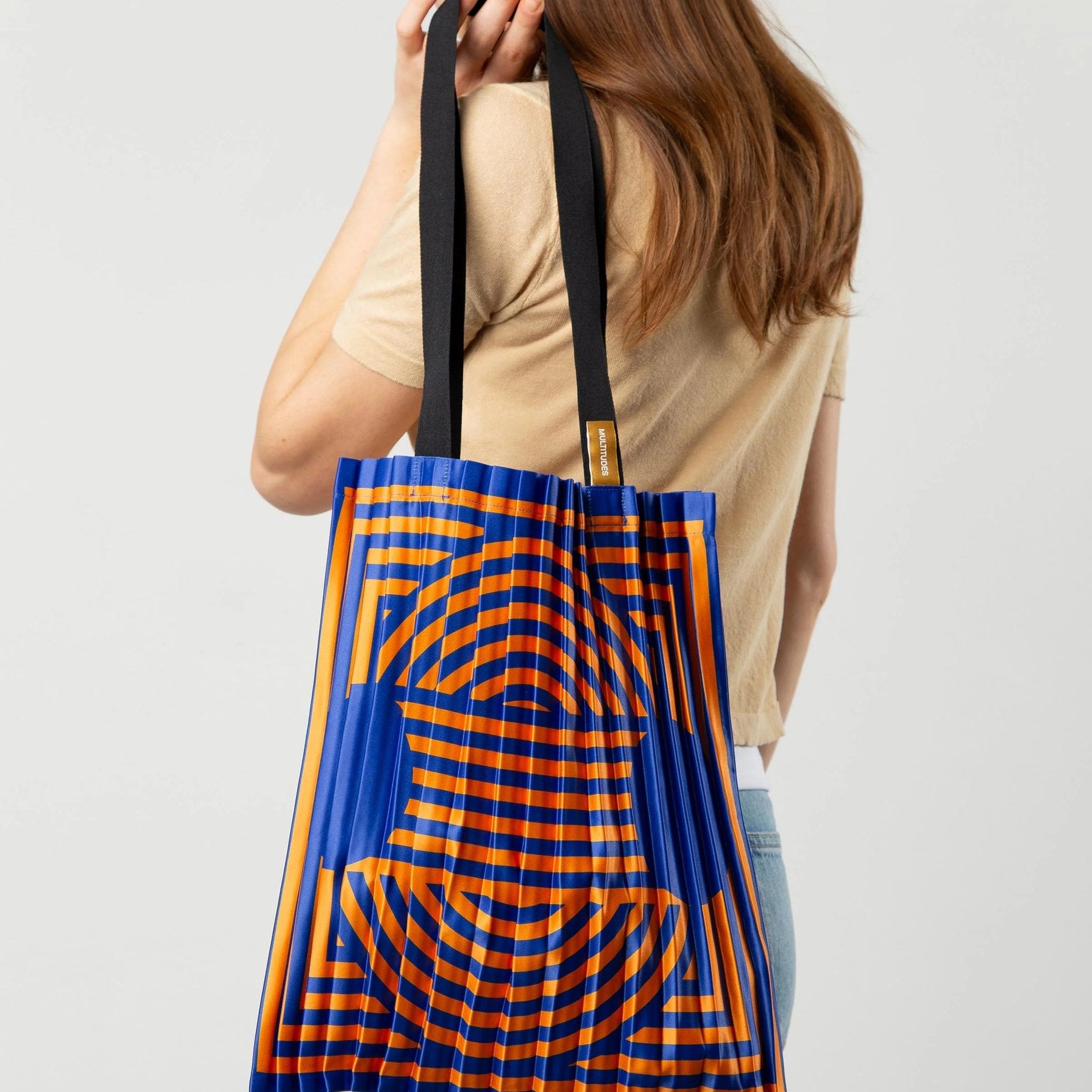 Tote Bag Marzamemi – Pleated Satin · 40 × 48 cm | Multitudes