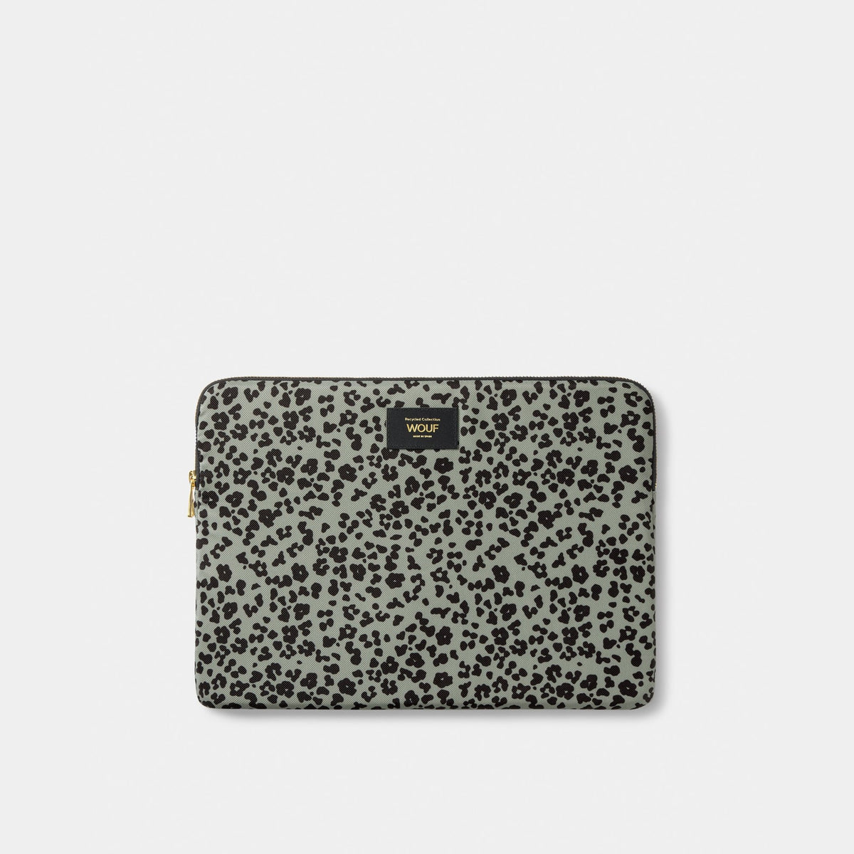Laptop Sleeve "Steel Roar" – Grey · Leopard Print · 13-14" | Wouf