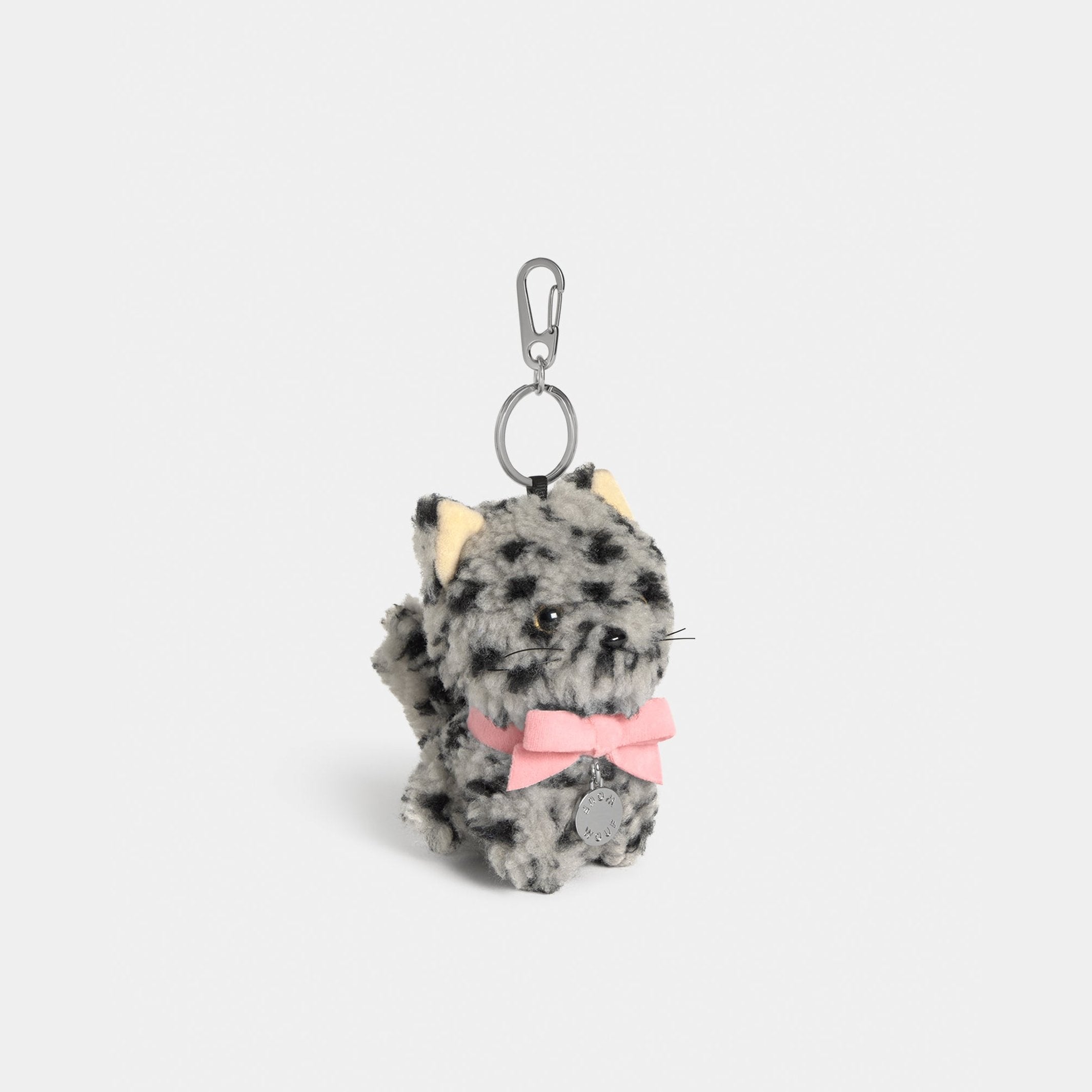 Taschenanhänger "Colette Cat" – Teddy · Grau · 11 cm | Wouf