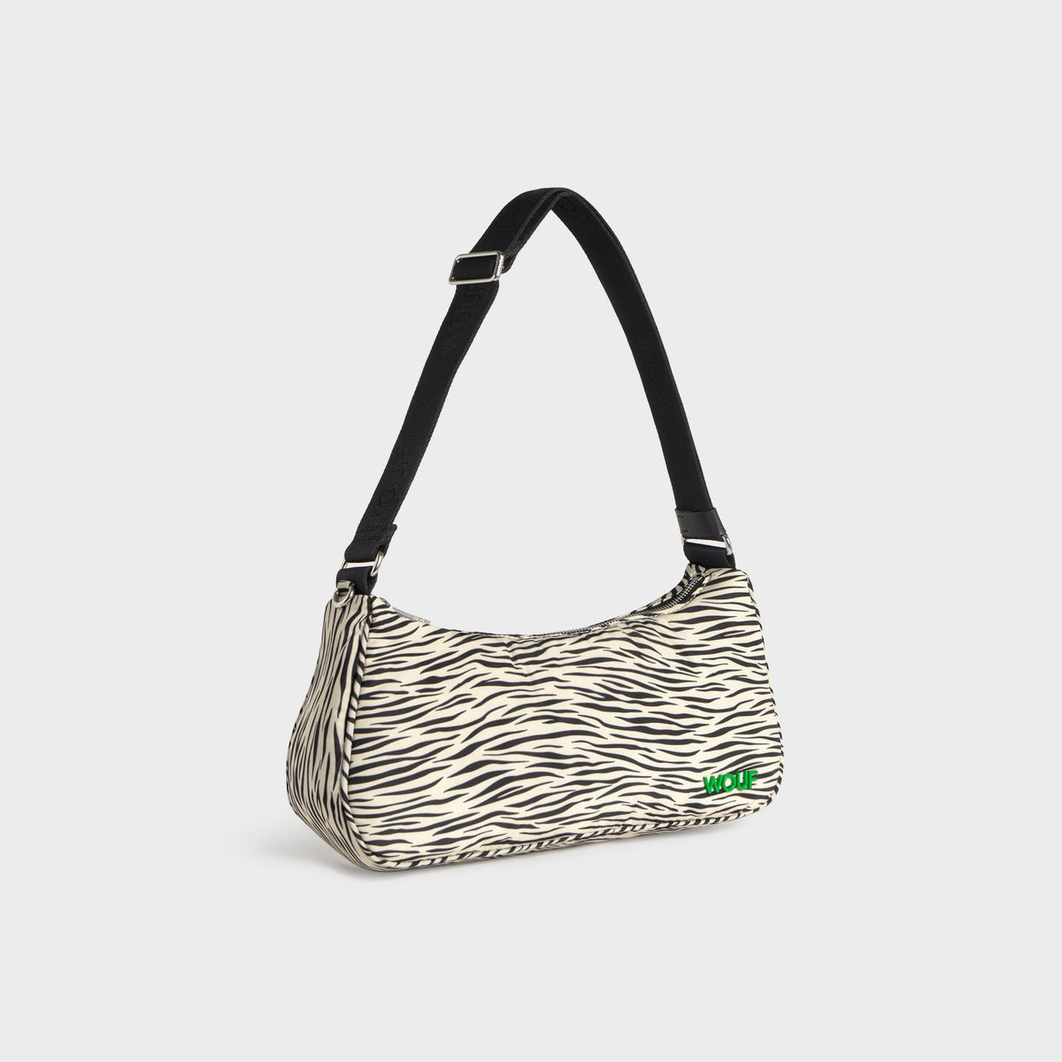Schultertasche "Zebra Hit" – Beige · Recycelt · 31 x 16 cm | Wouf