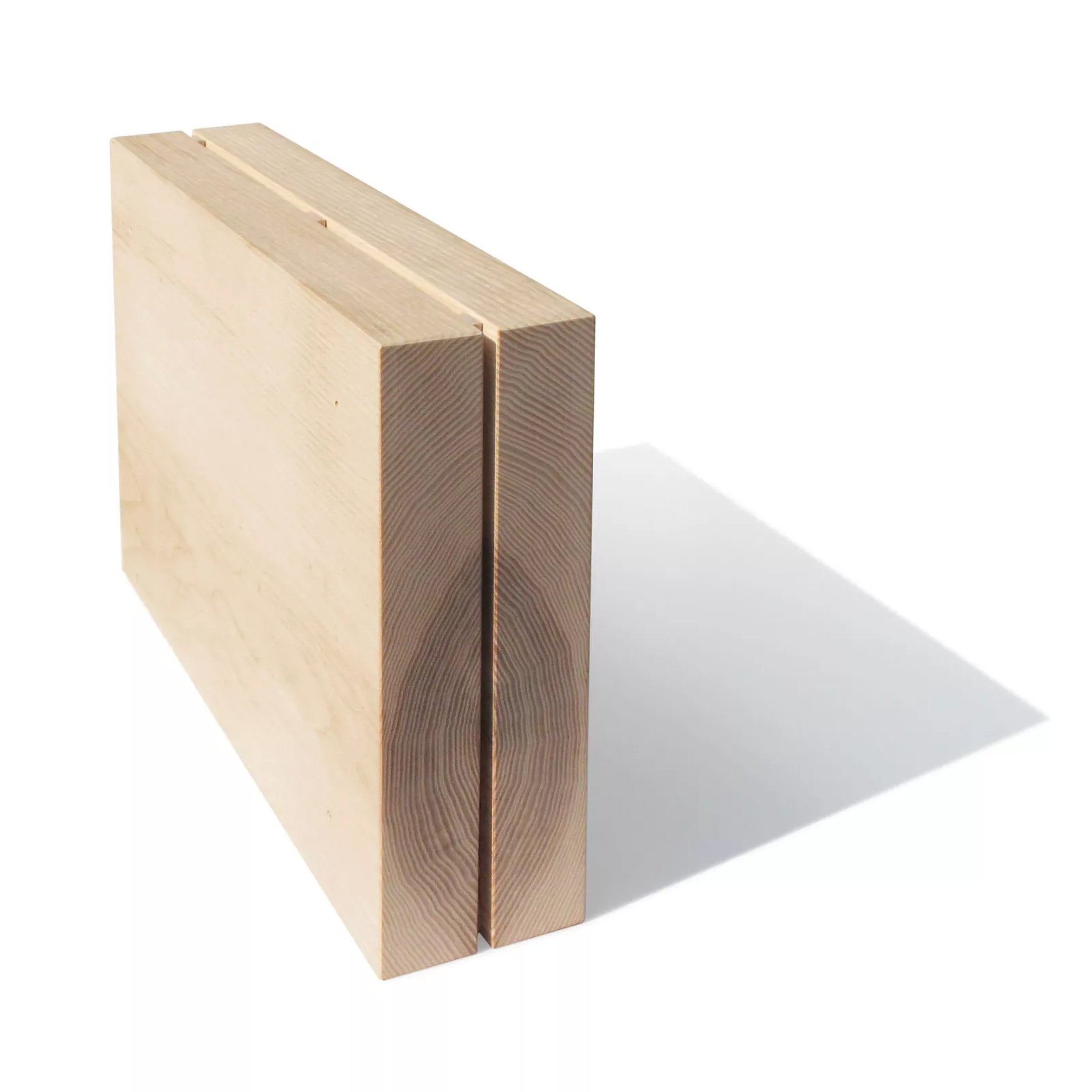 Messerblock "Timber Twin" – Esche · 22 cm | side by side