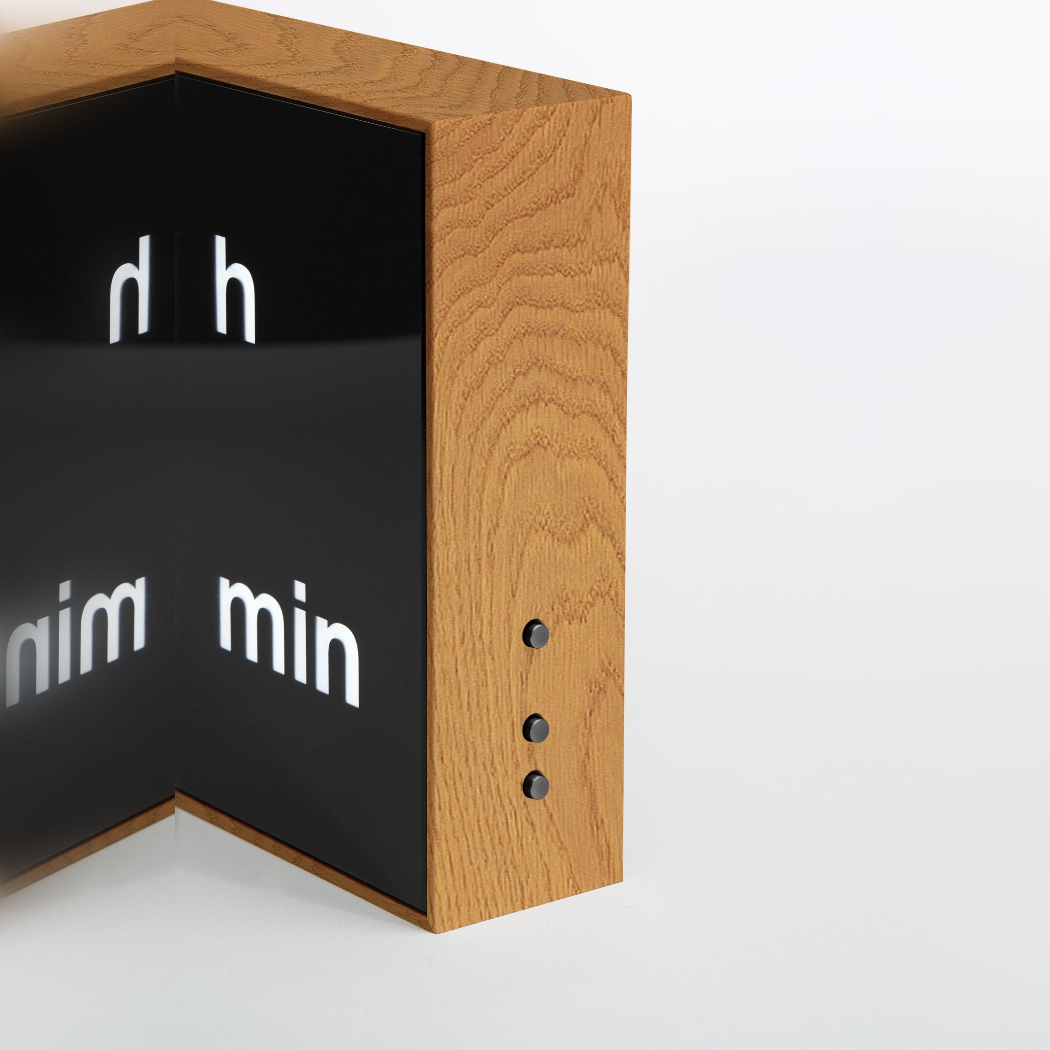 Math Clock "Albert Clock" Original – Wood · 33 cm | Albert Clock