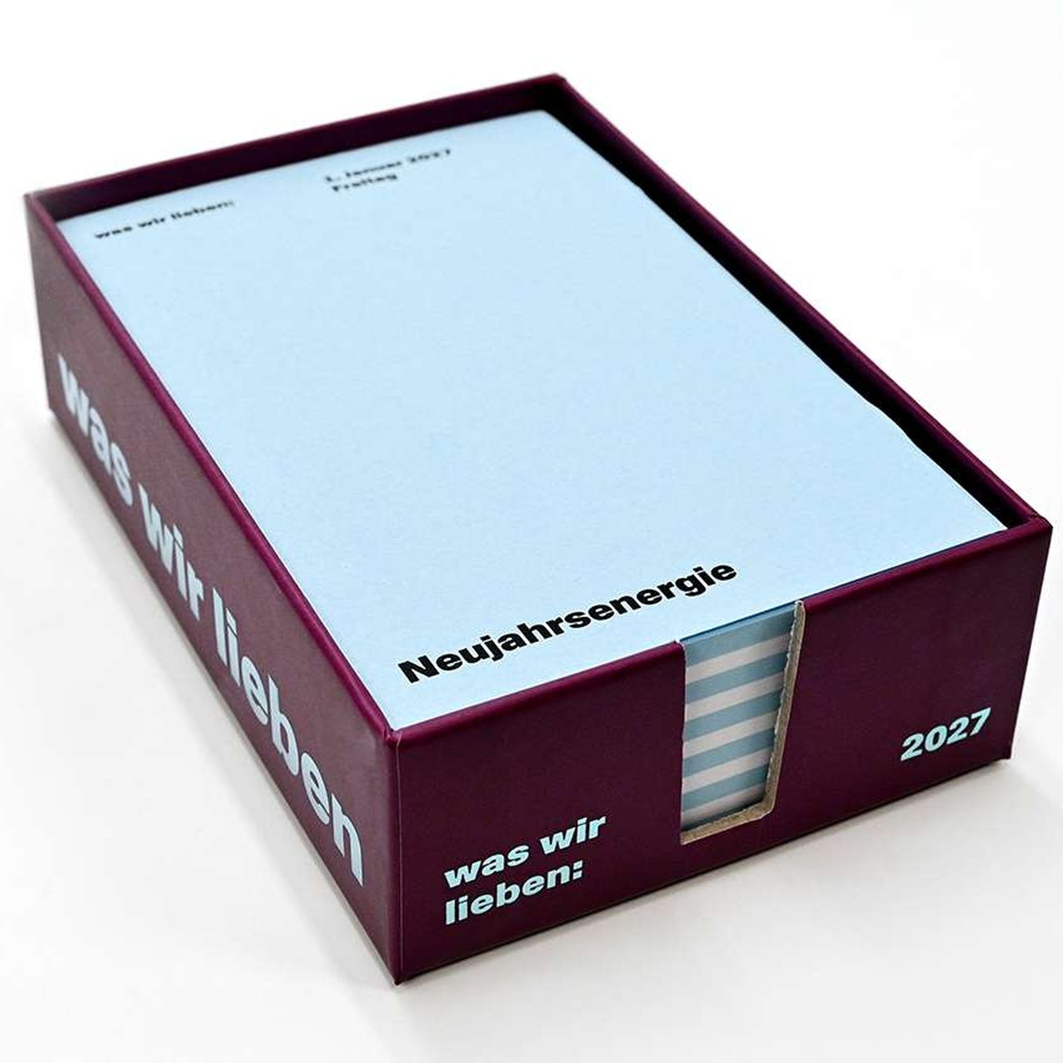 Desk Calendar "Was Wir Lieben" 2027 – German Edition | Hermann Schmidt