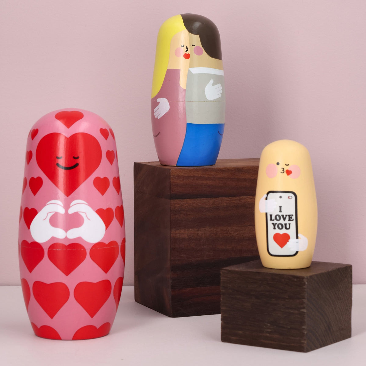 Matroschka Expressions Liebe – Kirschholz · 14 cm | Spring Copenhagen