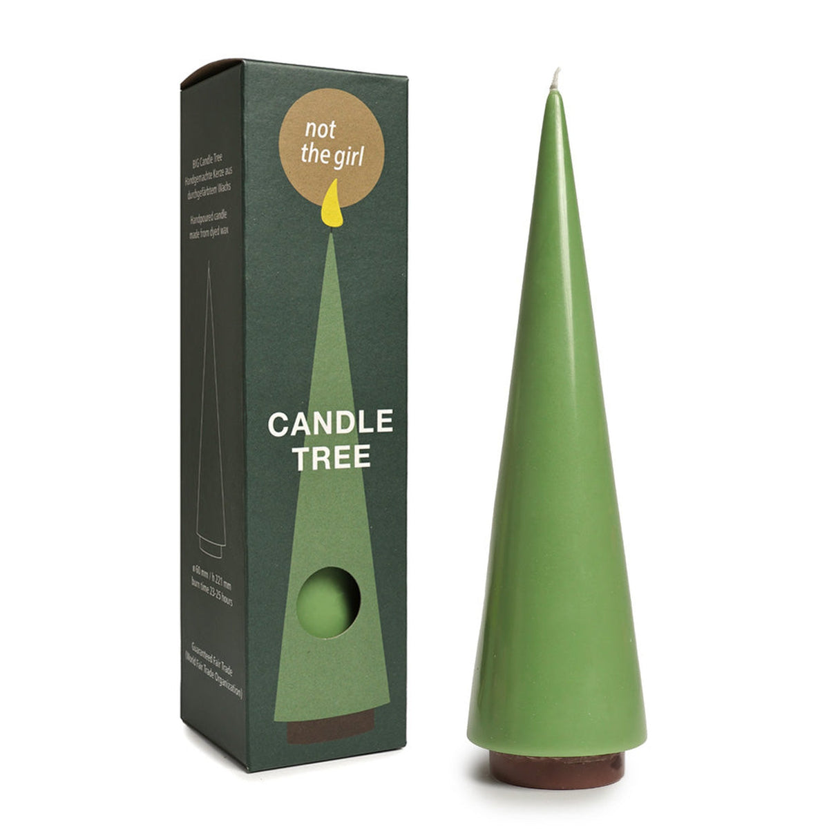 Bougie sapin XL – Sauge · 22 cm | not the girl who misses much