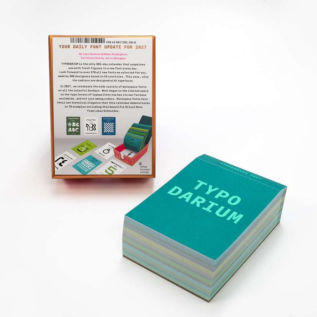 Abreißkalender Typodarium 2027 – 365 Schriften | Hermann Schmidt