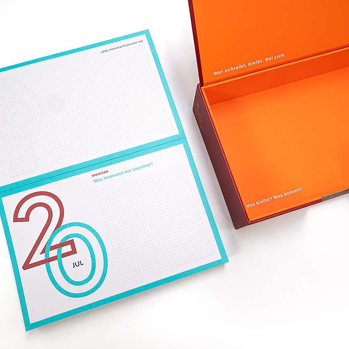 Journaling-Kalender "365 neue Seiten von dir" 2027 | Hermann Schmidt