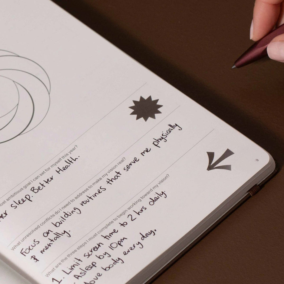 Tagesplaner 2027 2er-Set – Steinpapier · A5 Hardcover · Ebony | Karst