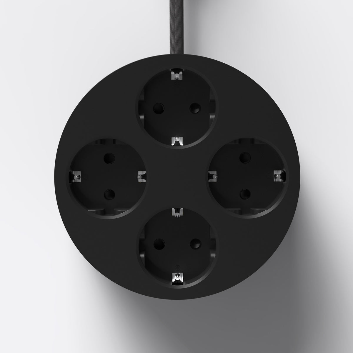 Steckdosenleiste Circular C2 – 4-fach rund, Ø 12,4 cm | Cords