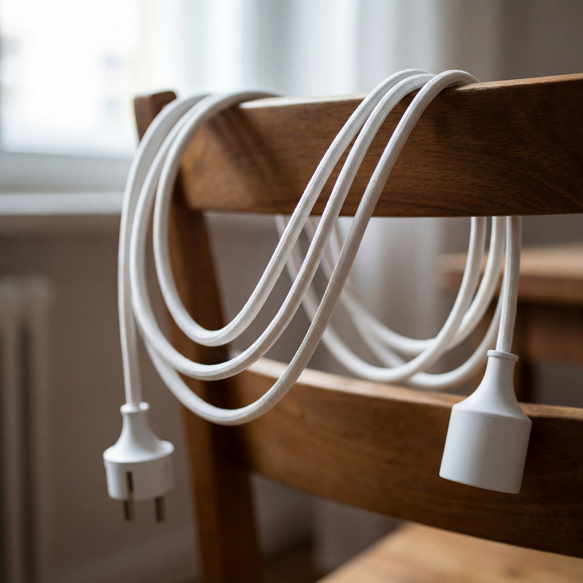 Cable alargador Extend E1 – 2 m cable textil, Schuko | Cords