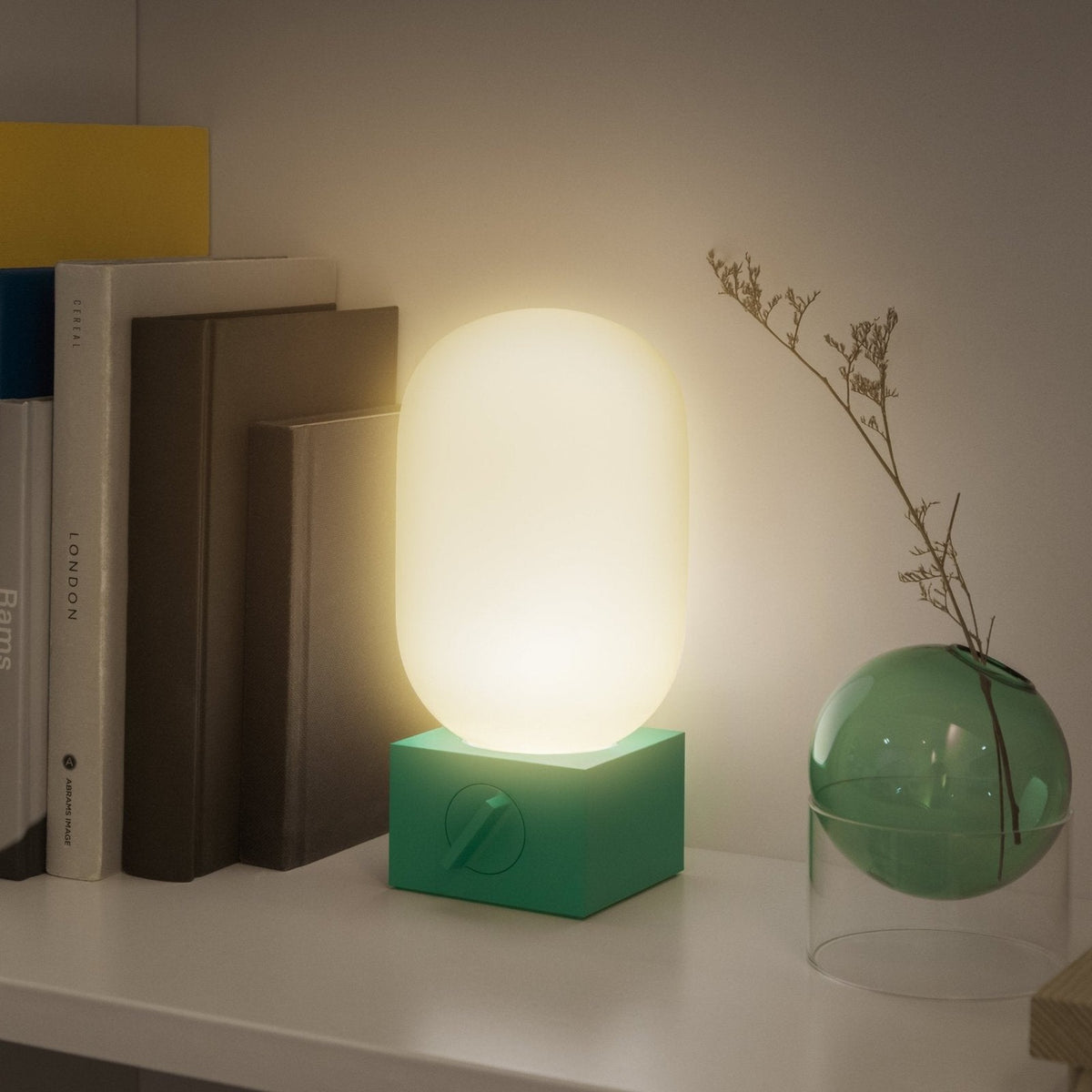 Akku-Leuchte "POP Light" – Sandstein · 23 cm | Native Union