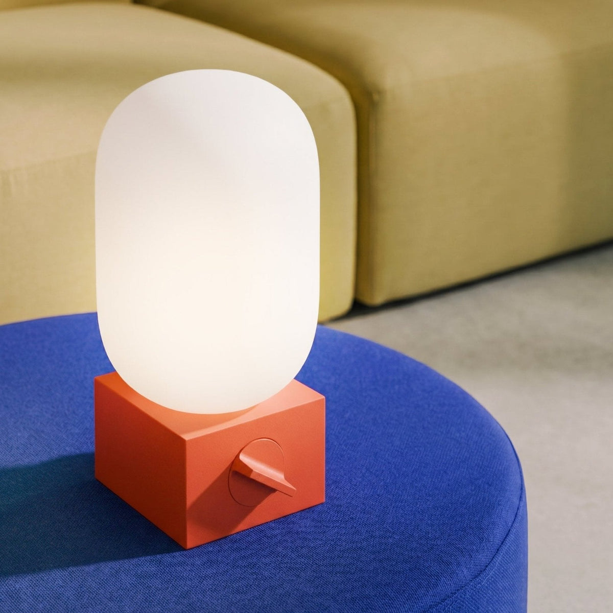Akku-Leuchte "POP Light" – Sandstein · 23 cm | Native Union