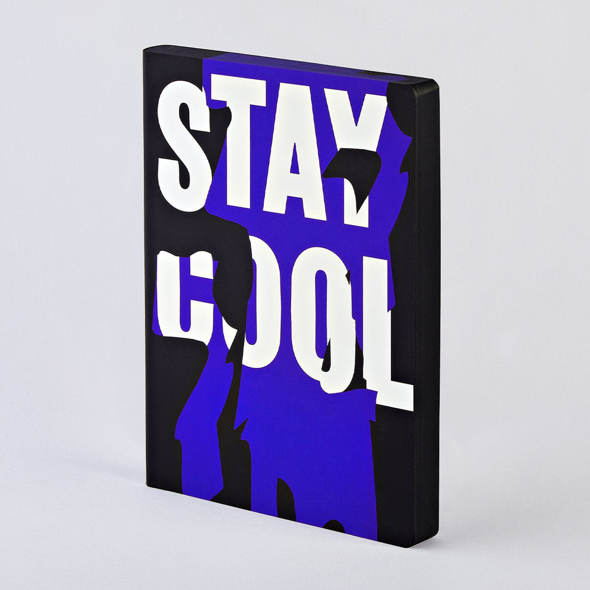Notizbuch "Stay Cool" – Recyceltes Leder · 165 × 220 mm | Nuuna