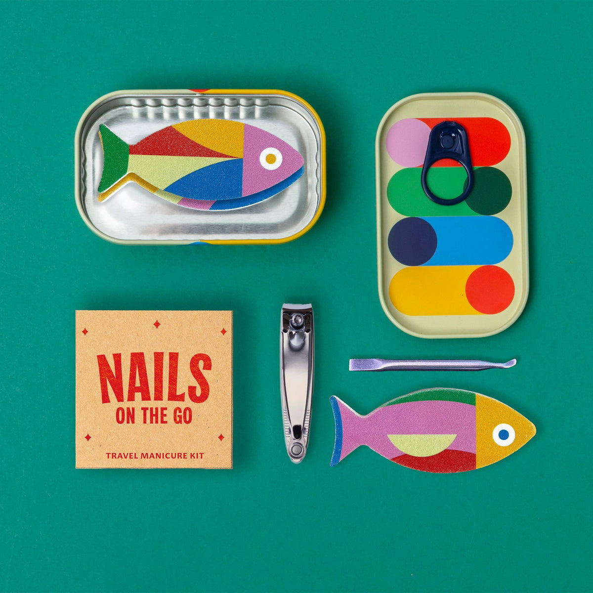Nagelpflegeset "Nails On The Go" – in Dose | Block Design