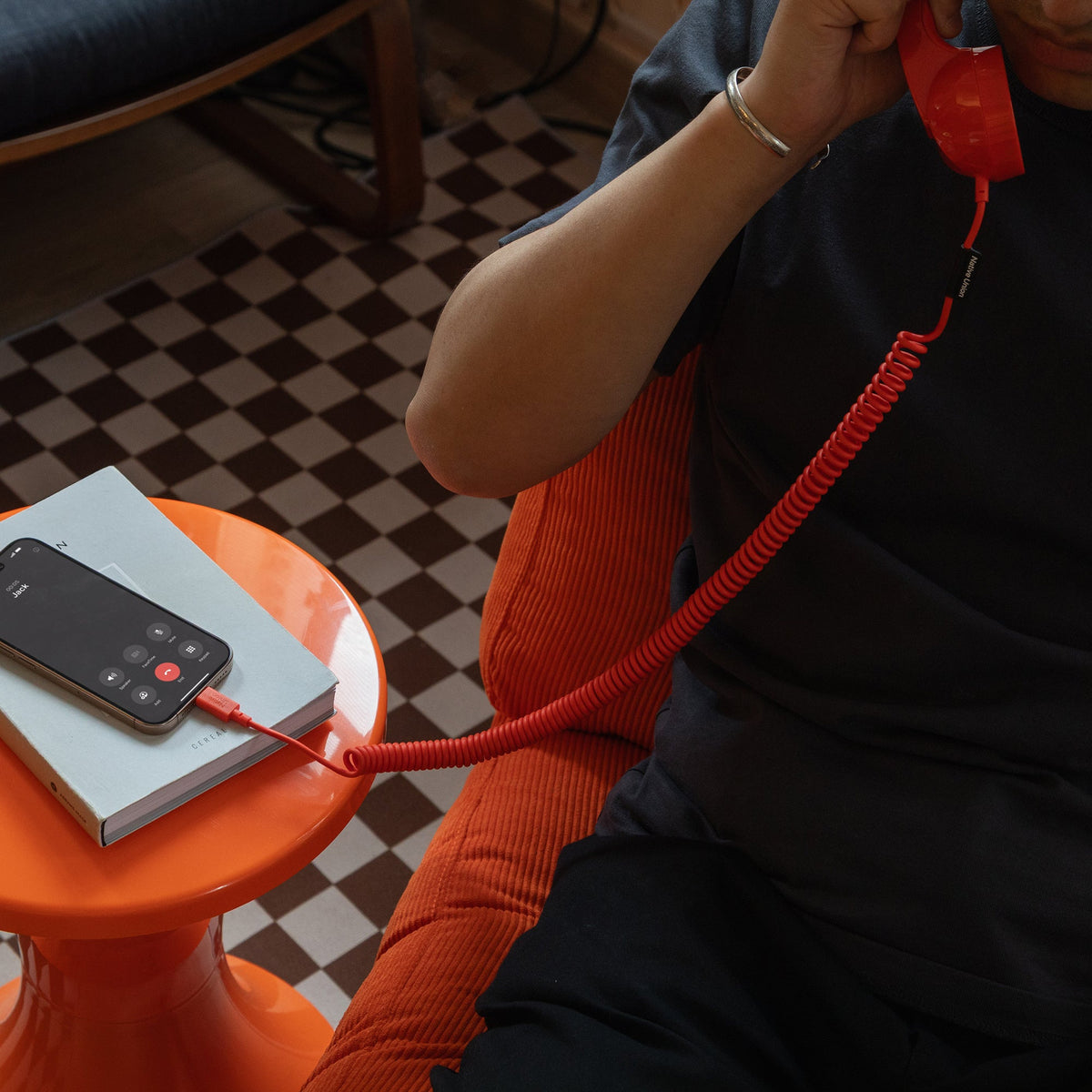 Retro-Telefonhörer "POP Phone" – USB-C · 23 cm | Native Union