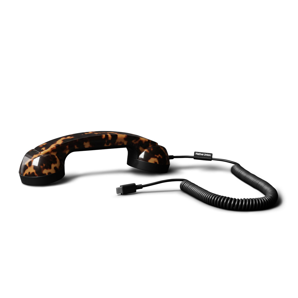 Retro Handset "POP Phone" – Tortoise · USB-C · Limited Edition | Native Union
