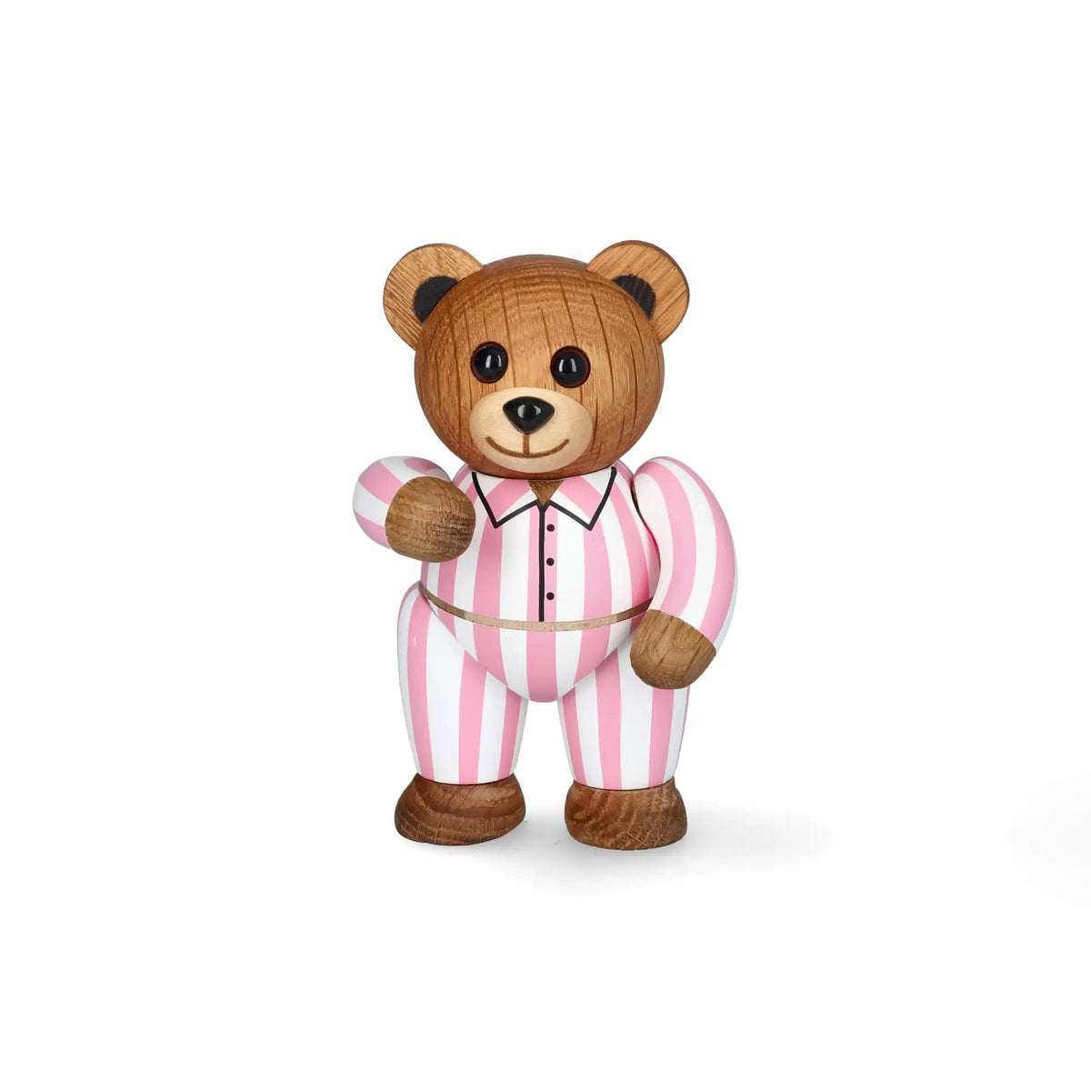 Ours en bois « Sleepy Rose » – Chêne · 11,8 cm | Spring Copenhagen