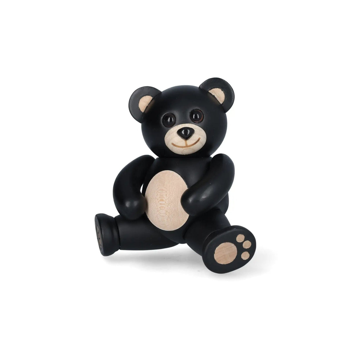 Wooden Teddy Bear Midnight – Beech · 11.8 cm | Spring Copenhagen