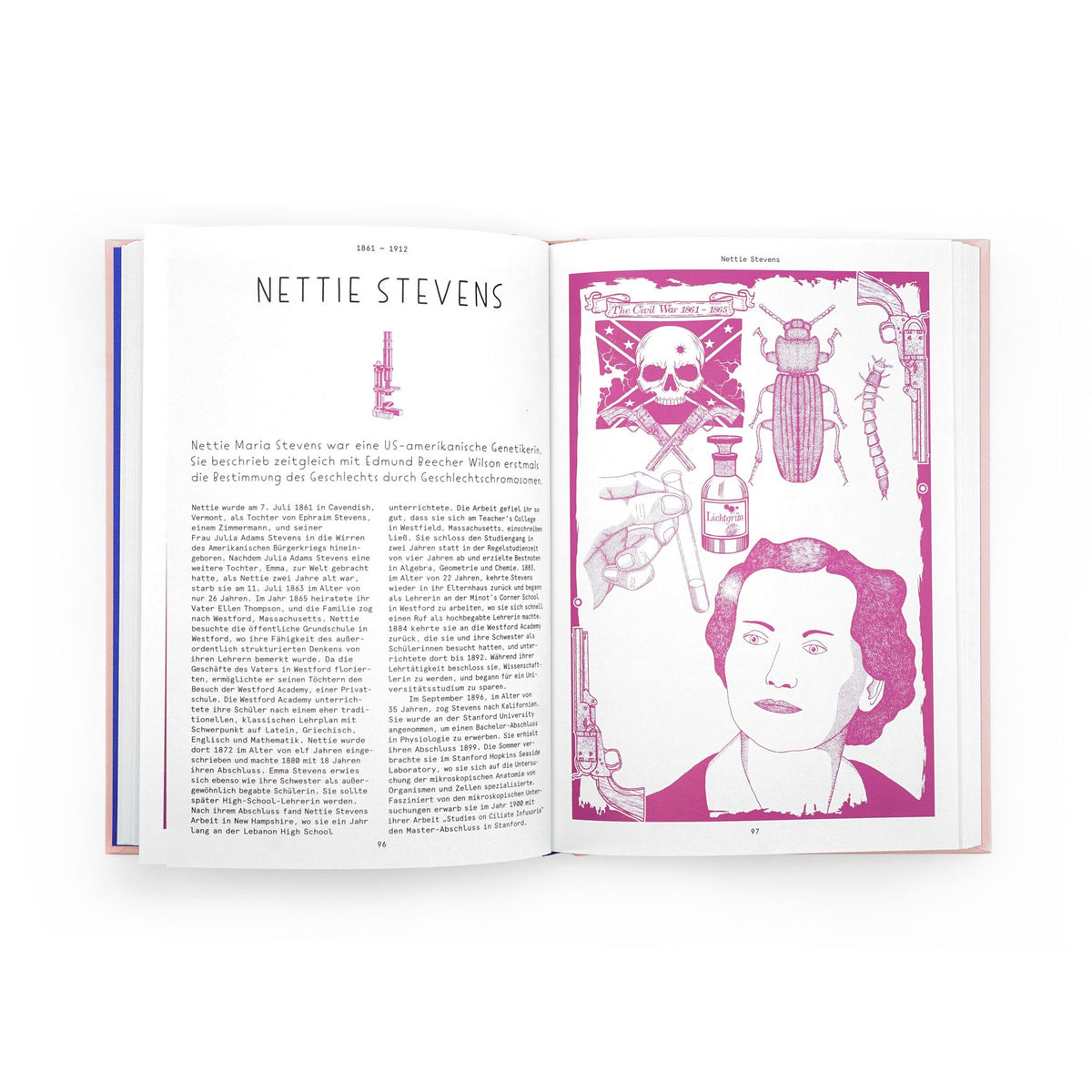 Livre de sciences « Fifty Scientists » – illustré | Seltmann