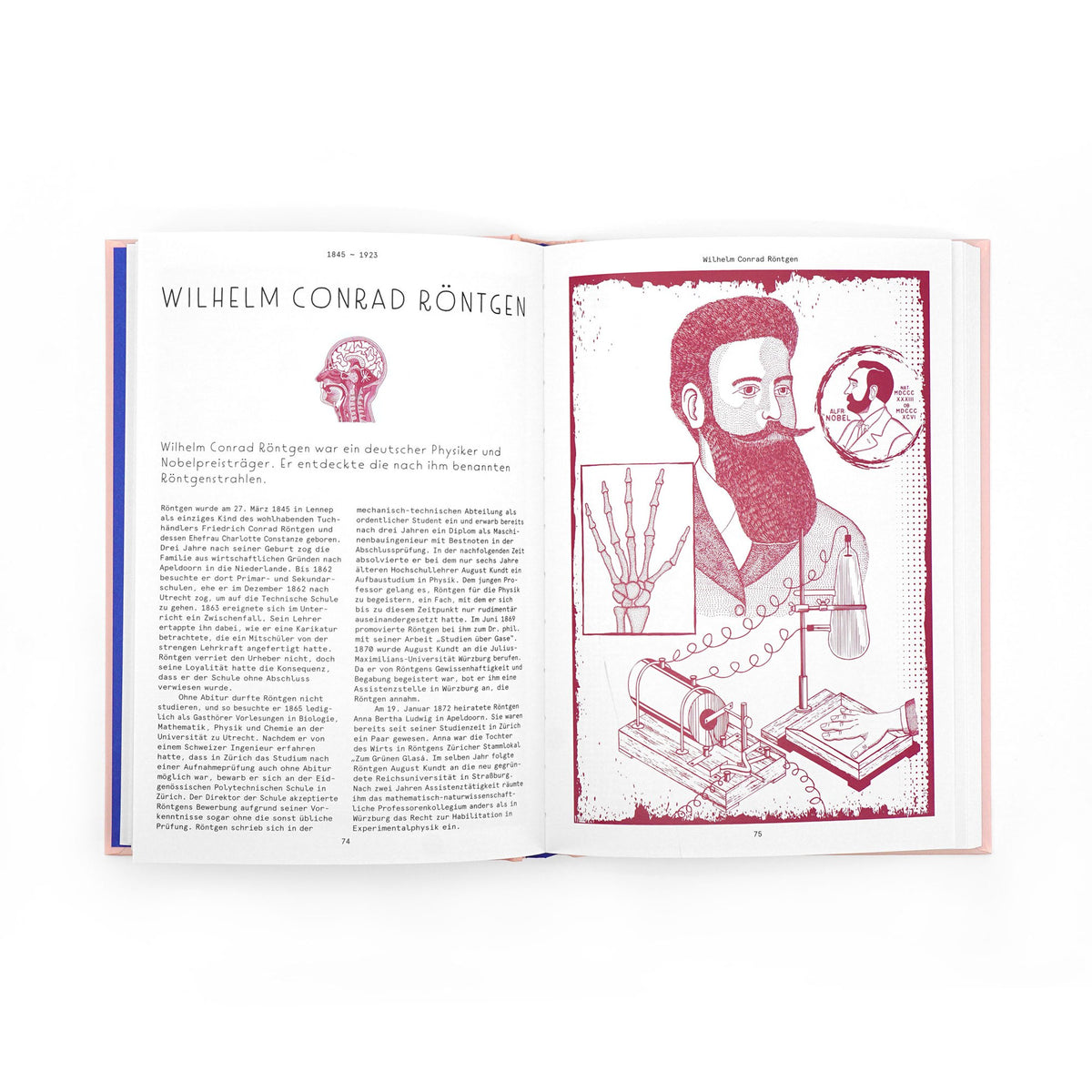 Livre de sciences « Fifty Scientists » – illustré | Seltmann