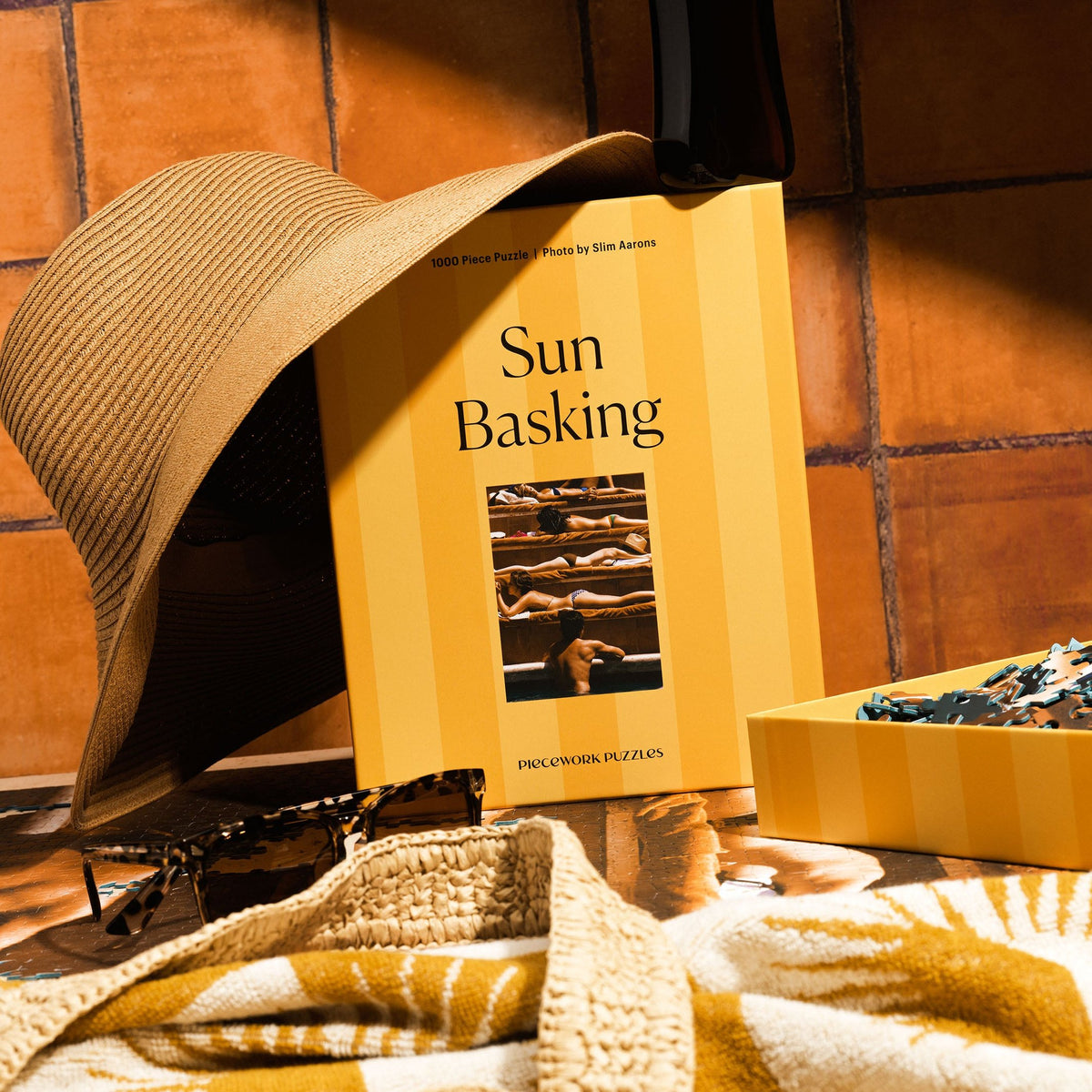 Slim-Aarons-Puzzle "Sun Basking" – 1000 Teile | Piecework