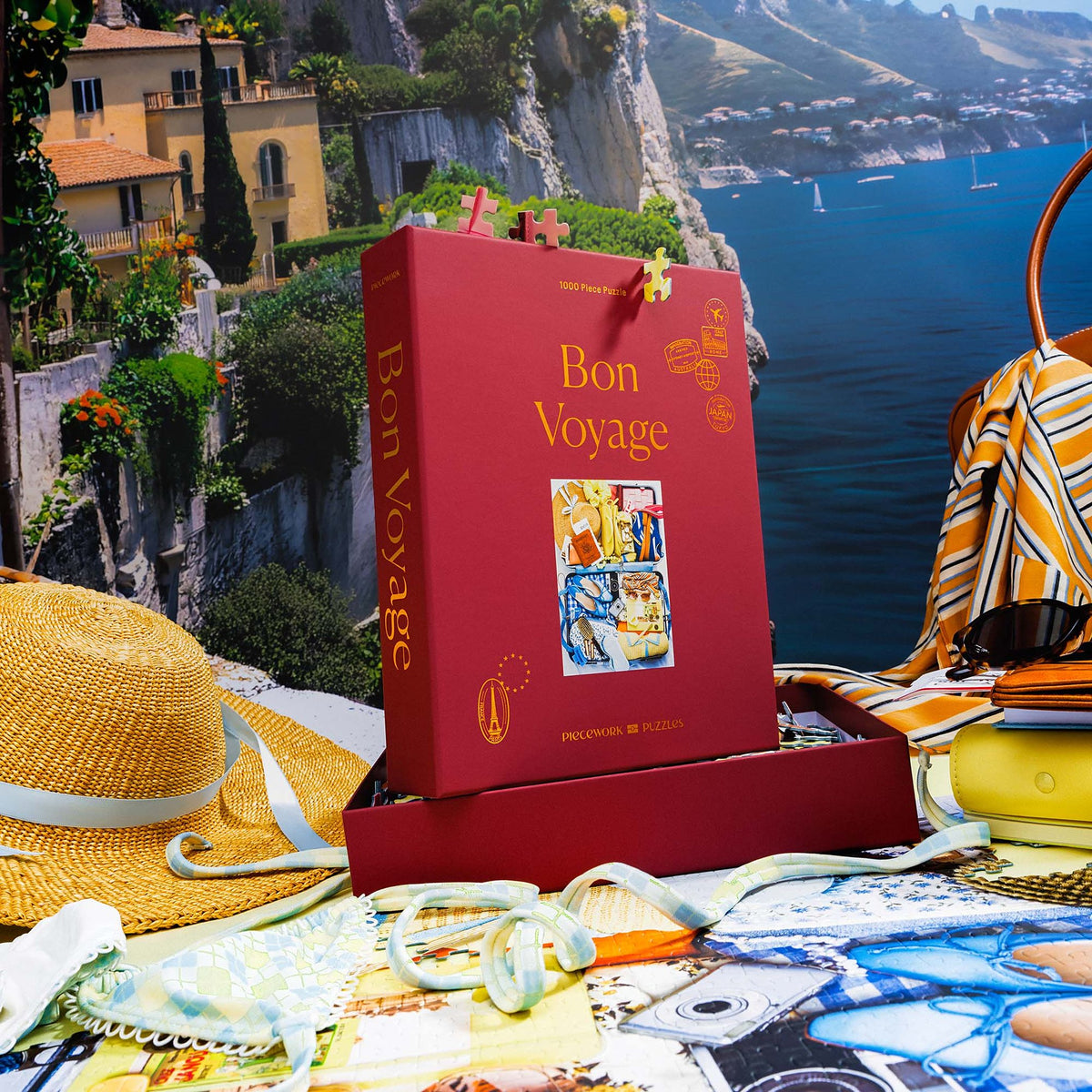 Reise-Puzzle "Bon Voyage" – 1000 Teile · 49 × 68 cm | Piecework