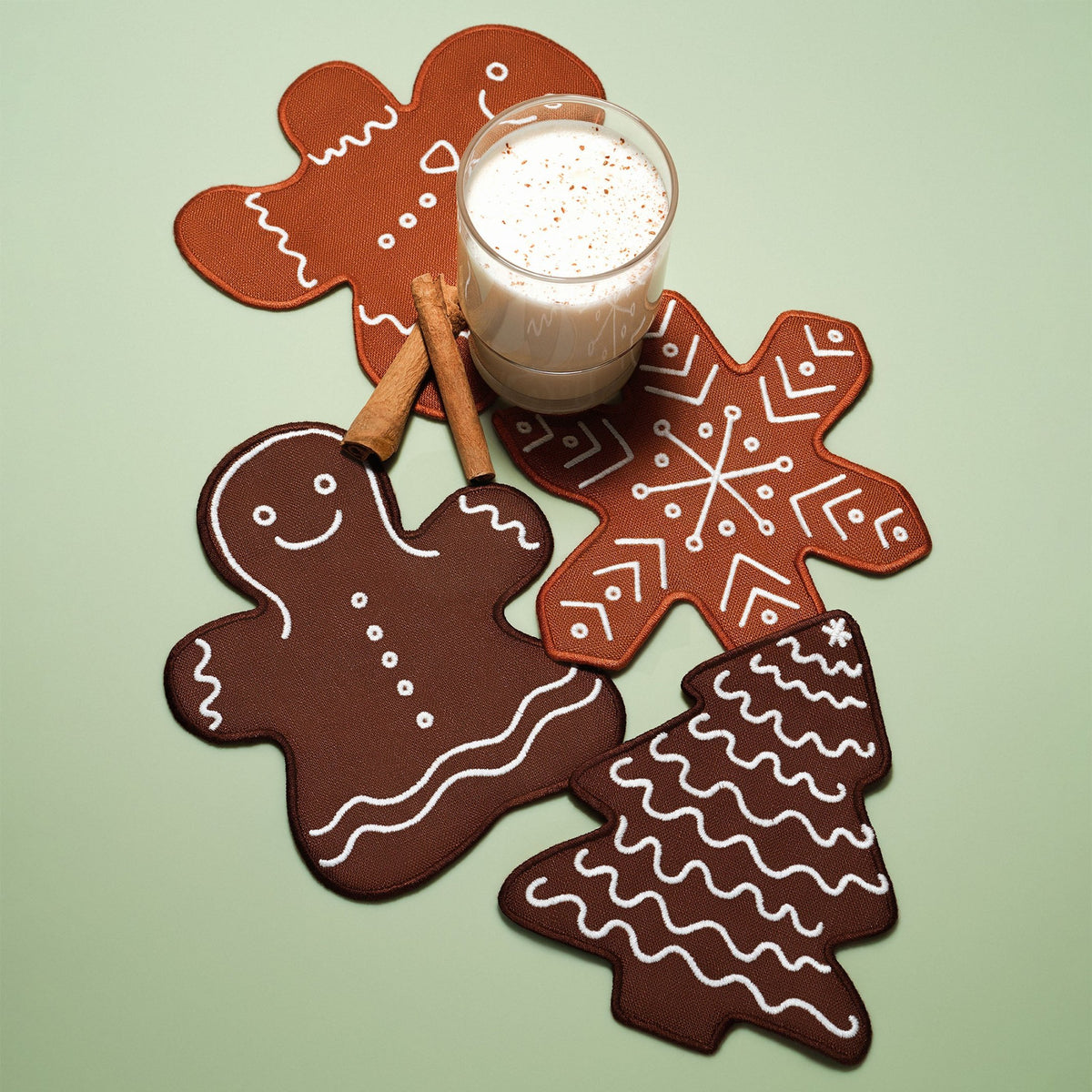 Cocktailservietten "Gingerbread" – Leinen · Lebkuchen | Piecework