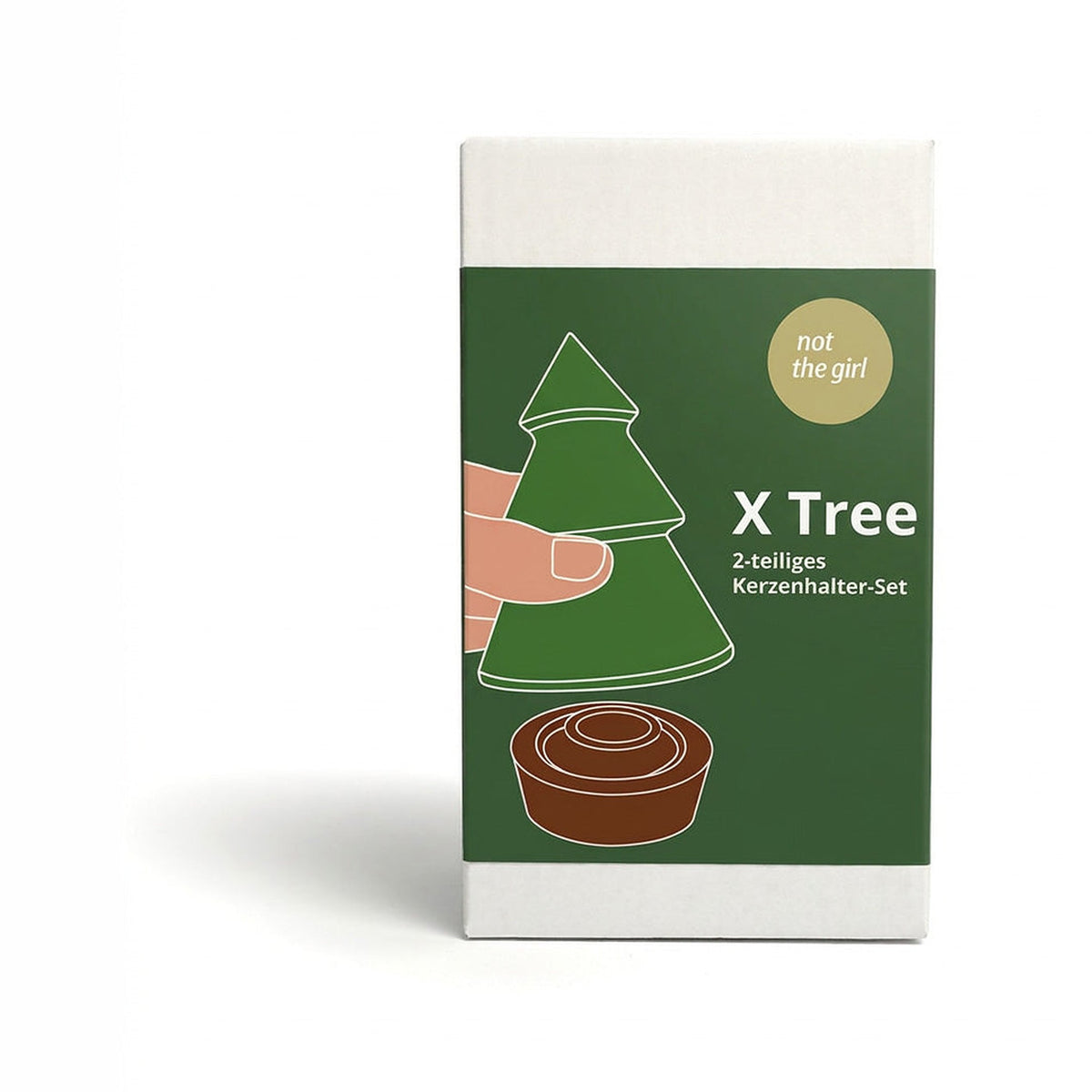 Kerzenhalter "X Tree" – Smaragd | not the girl who misses much