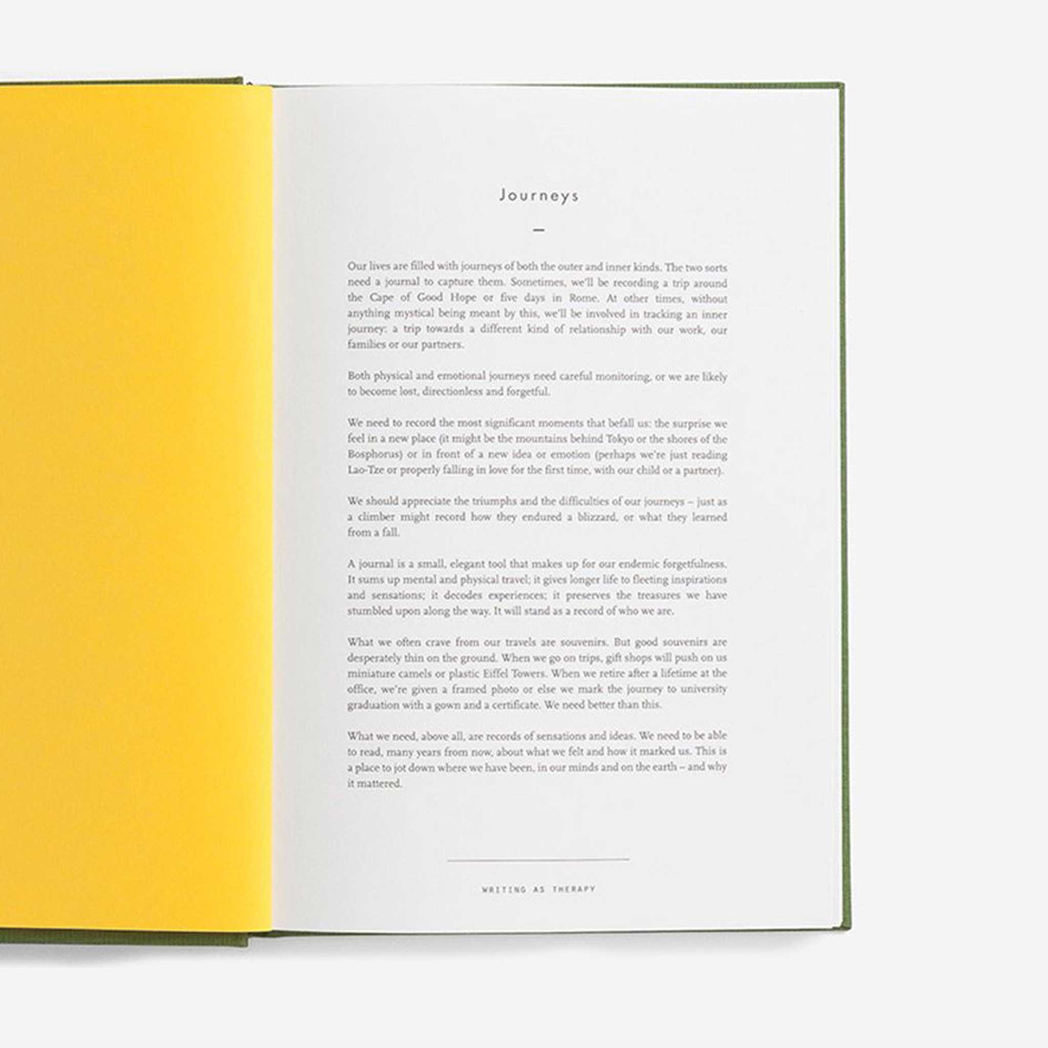 L'ÉCRITURE COMME THÉRAPIE | CARNETS | The School of Life