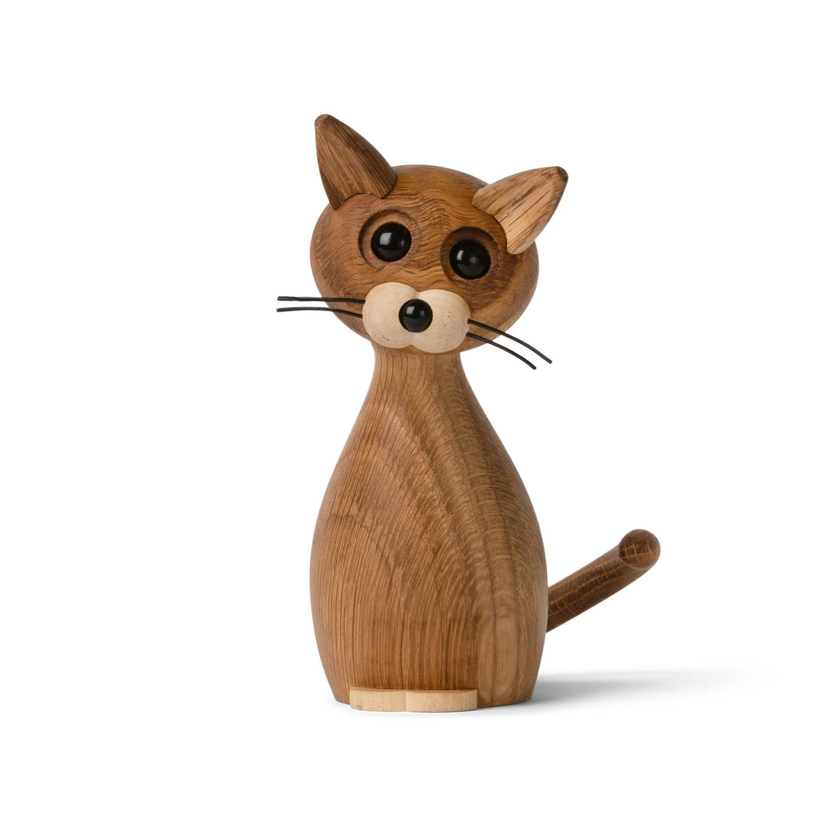 Holzkatze Lucky Klein – Eiche · 16 cm | Spring Copenhagen