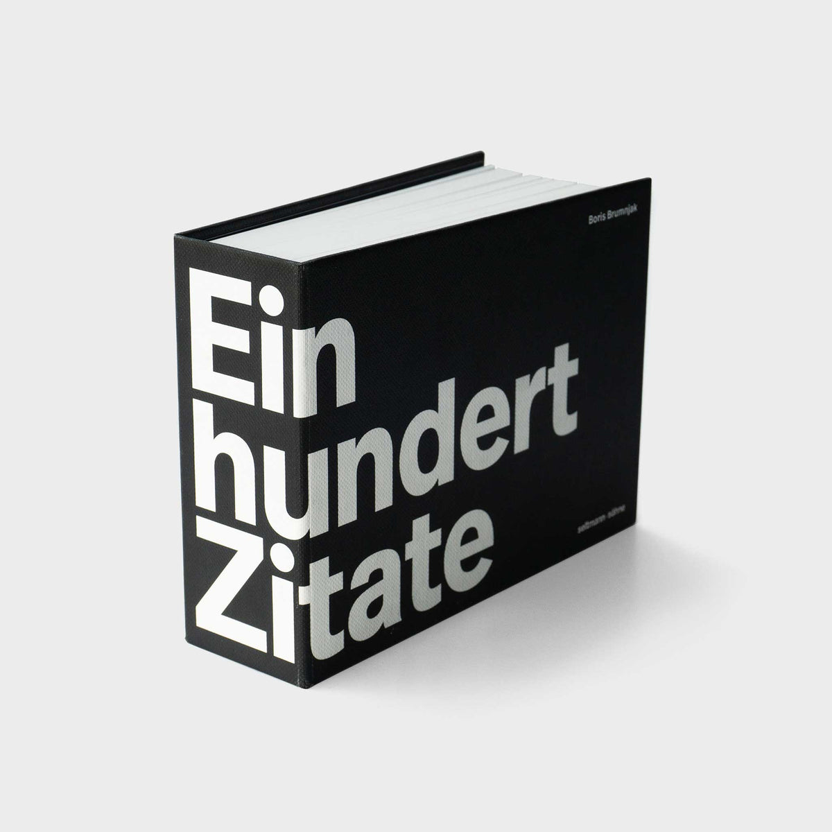 EINHUNDERT ZITATE | Boris Brumnjak | seltmann+söhne