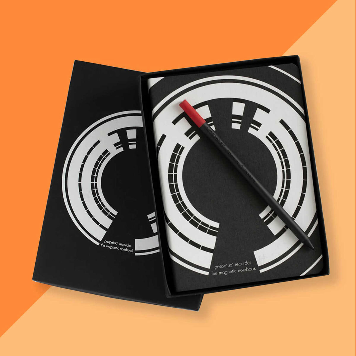 RECORDER ODISSEA | magnetisches NOTIZBUCH & BLEISTIFT | Marta Giardini | Perpetua