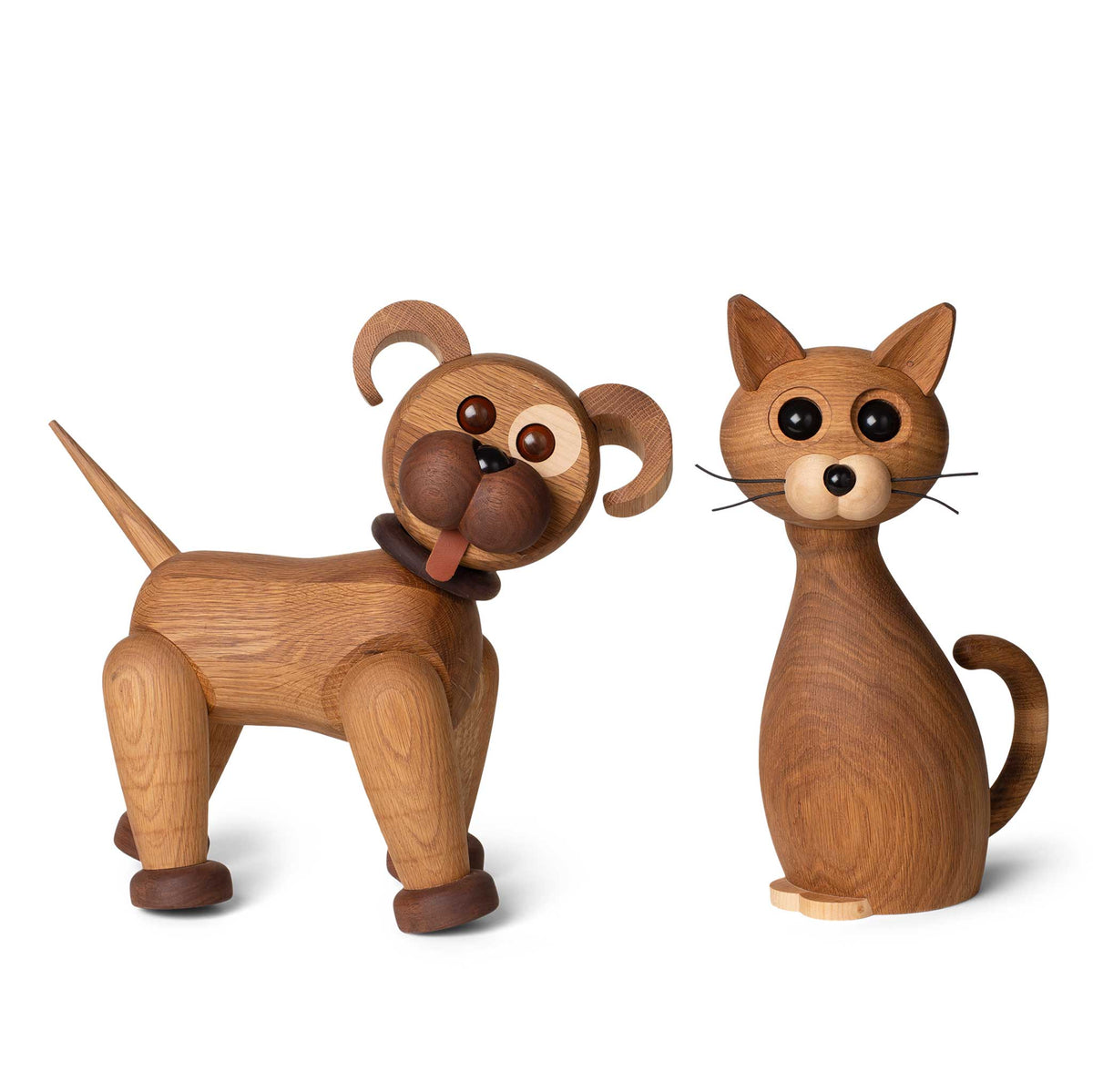 BIG LUCKY THE CAT | gros CHAT | FIGURINE DÉCORATIVE en bois | Chresten Sommer | Spring Copenhagen