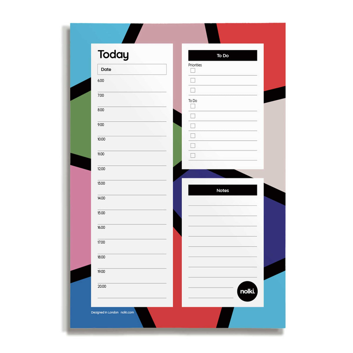 DAYPAD Aurora | PLANIFICATEUR QUOTIDIEN | A5 et 100pages | nolki