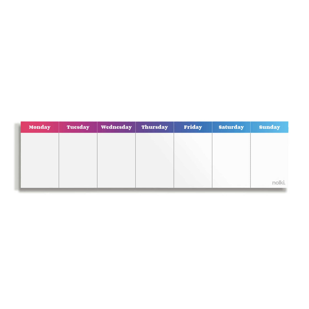 Mini WEEK PLANNER Spectrum | 50 pages | nolki