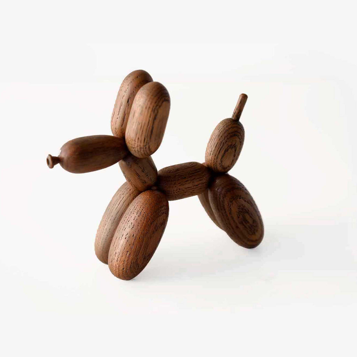 Wooden Balloon Dog "Ballon d'Og" – Smoked Oak · 13 or 30 cm | boyhood