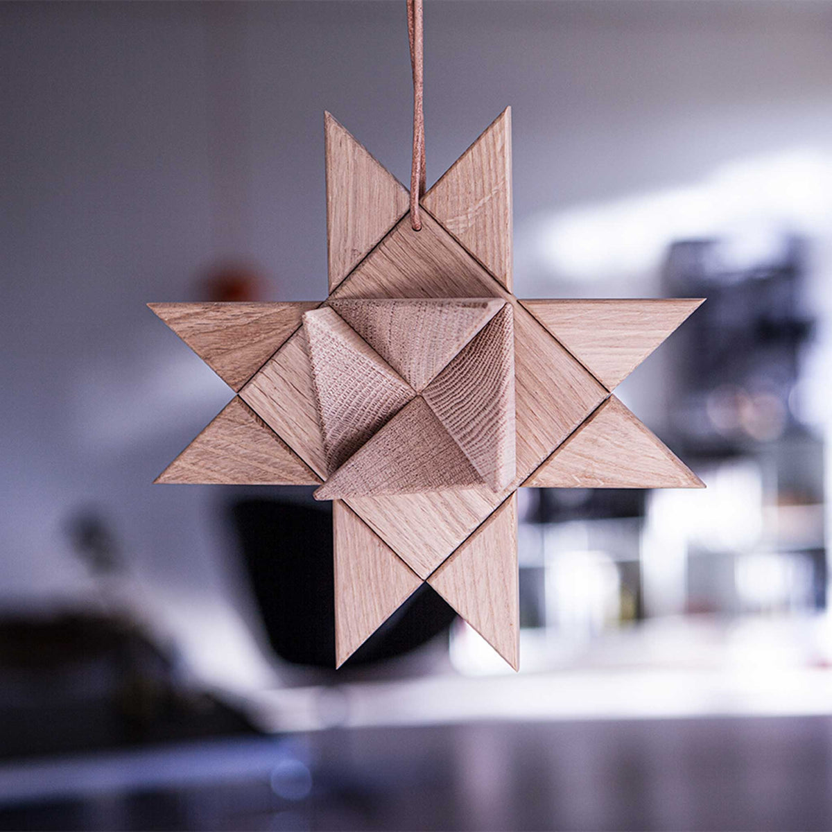 Wooden Froebel Star – Oak | Jakob Burgsø · boyhood