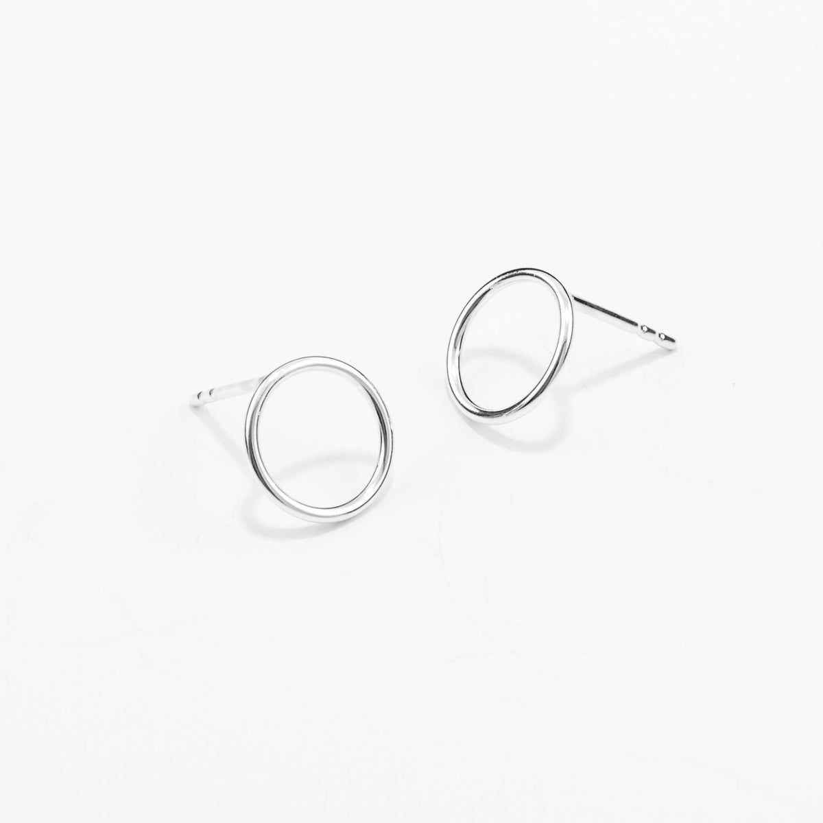 SPIRALE | CLOUS D'OREILLES en argent sterling 925 brillant | D=10mm | Jonathan Radetz