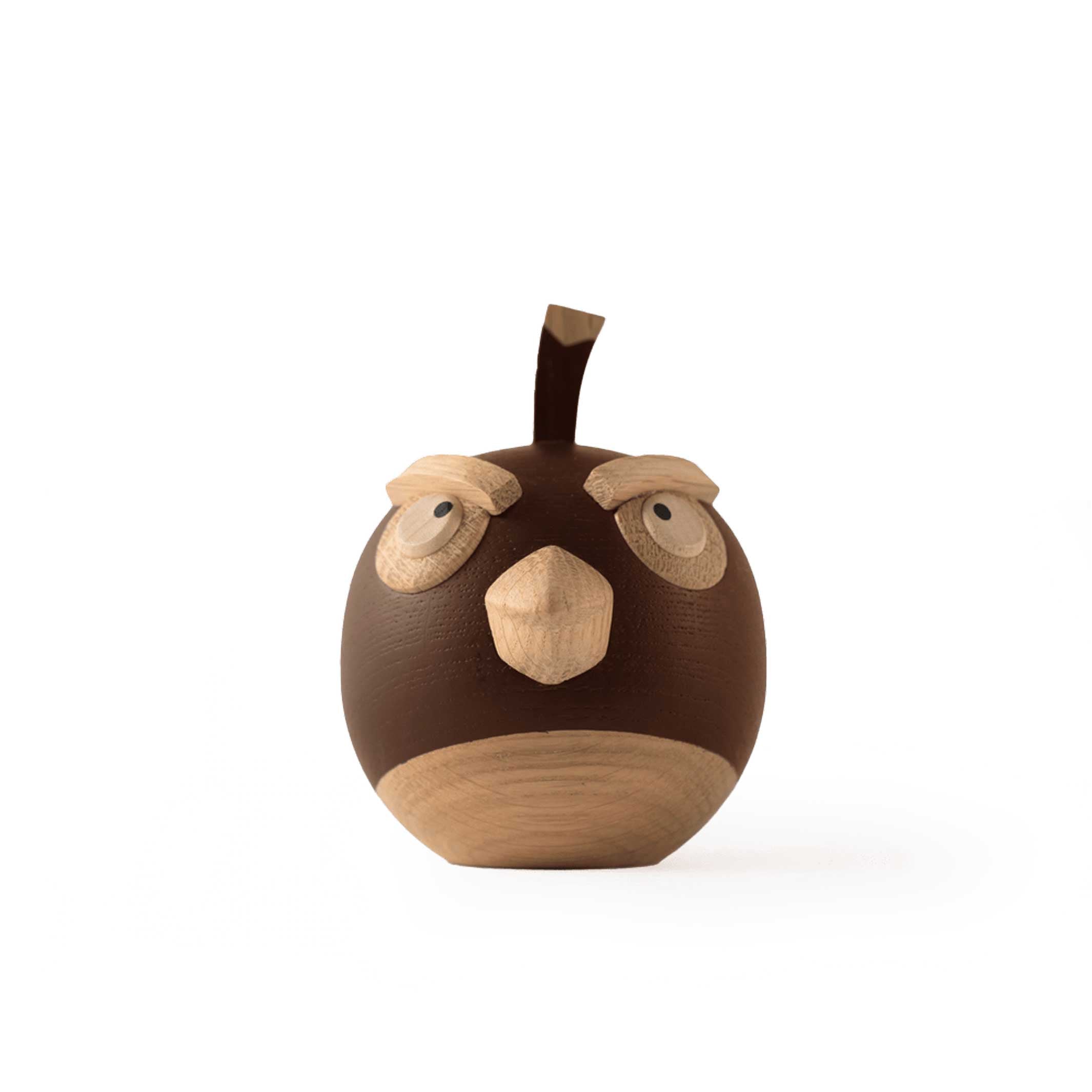 ANGRY BIRDS X BOMB SMALL - figurine en bois - chêne 9 cm de haut | Jakob Burgsø | enfance