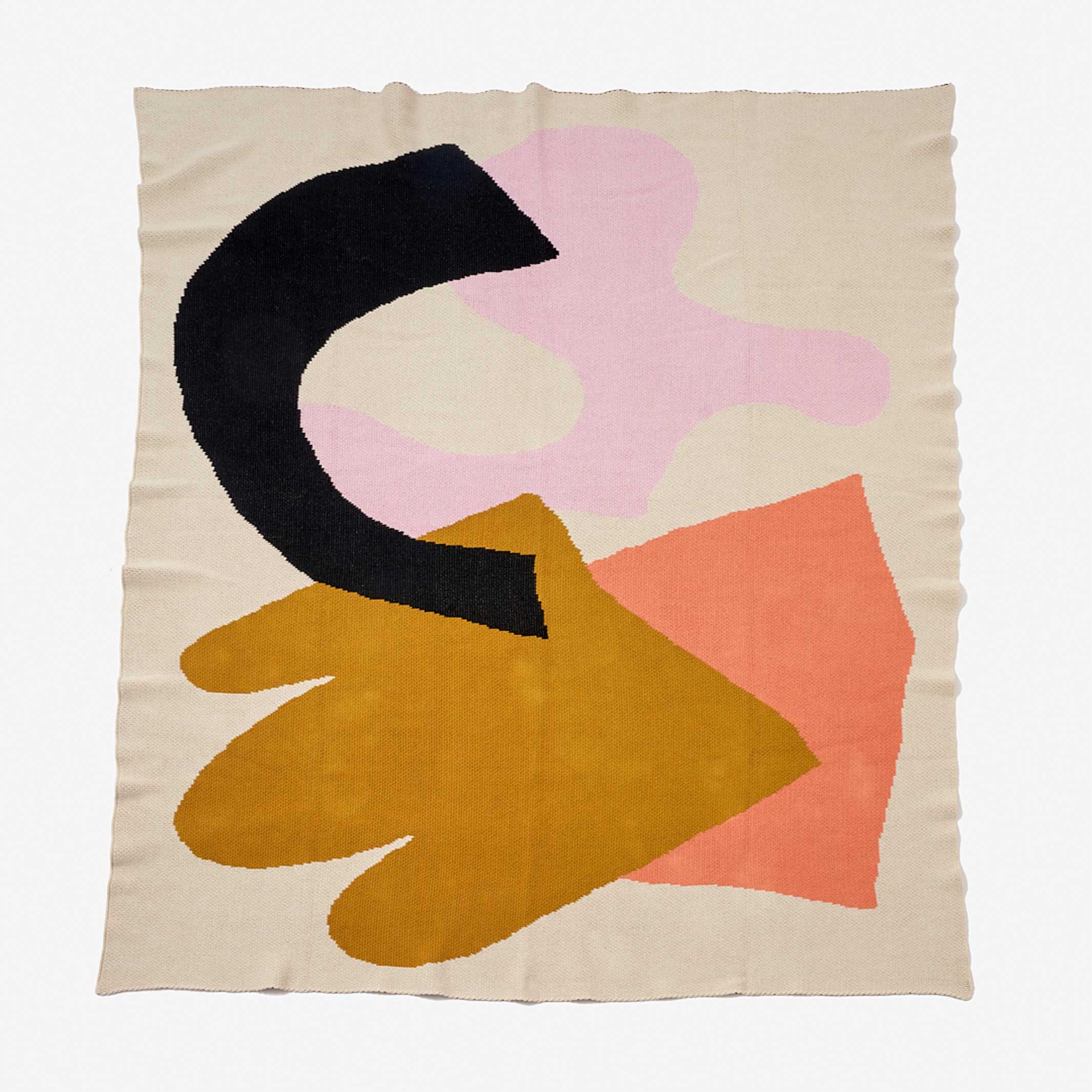 ASSEMBLY THROW | Cotton BLANKET | 152x127 cm | Alex Proba | Areaware