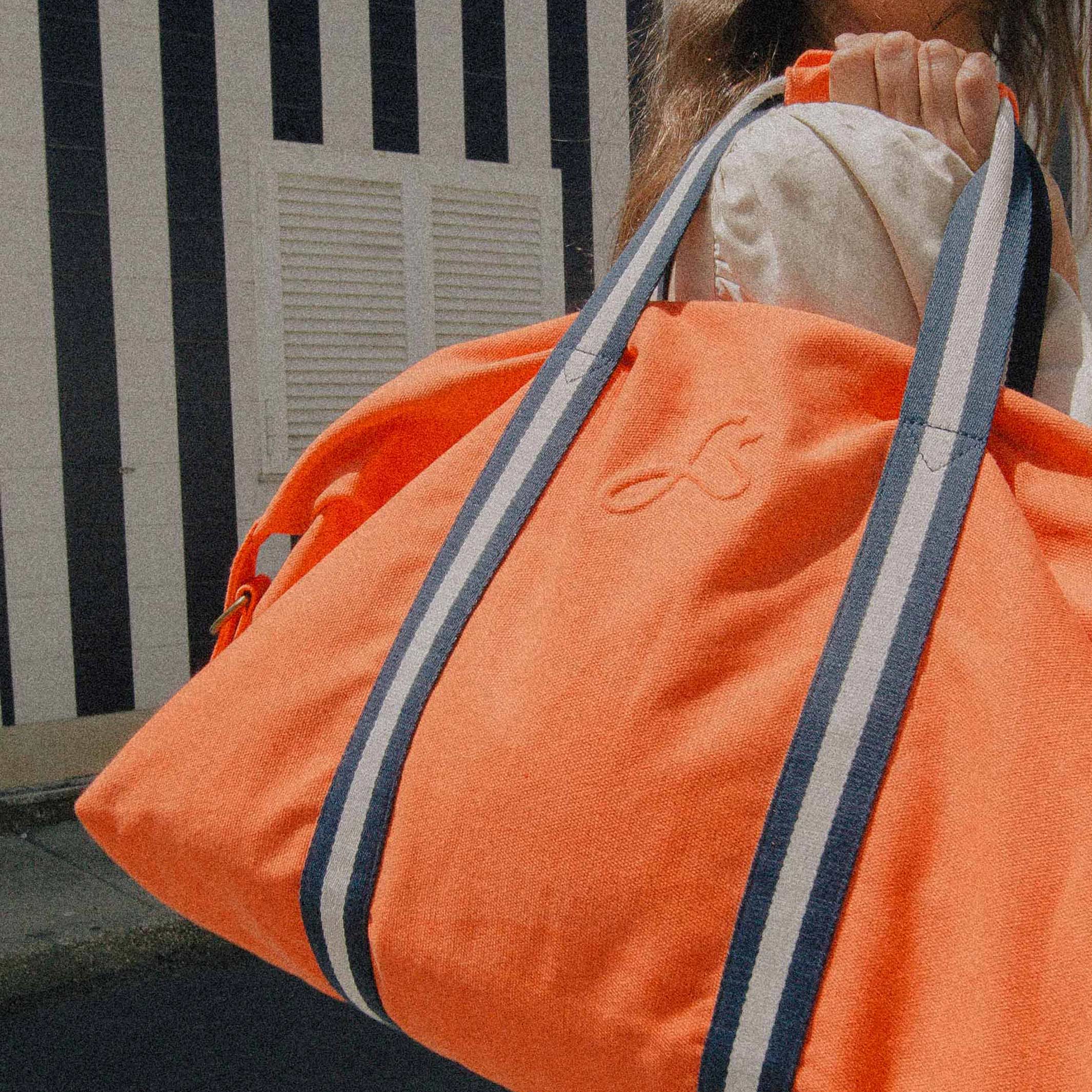 BODHI NOMAD - Orange Weekender Medium - Travel bag - recycled Canvas | farans