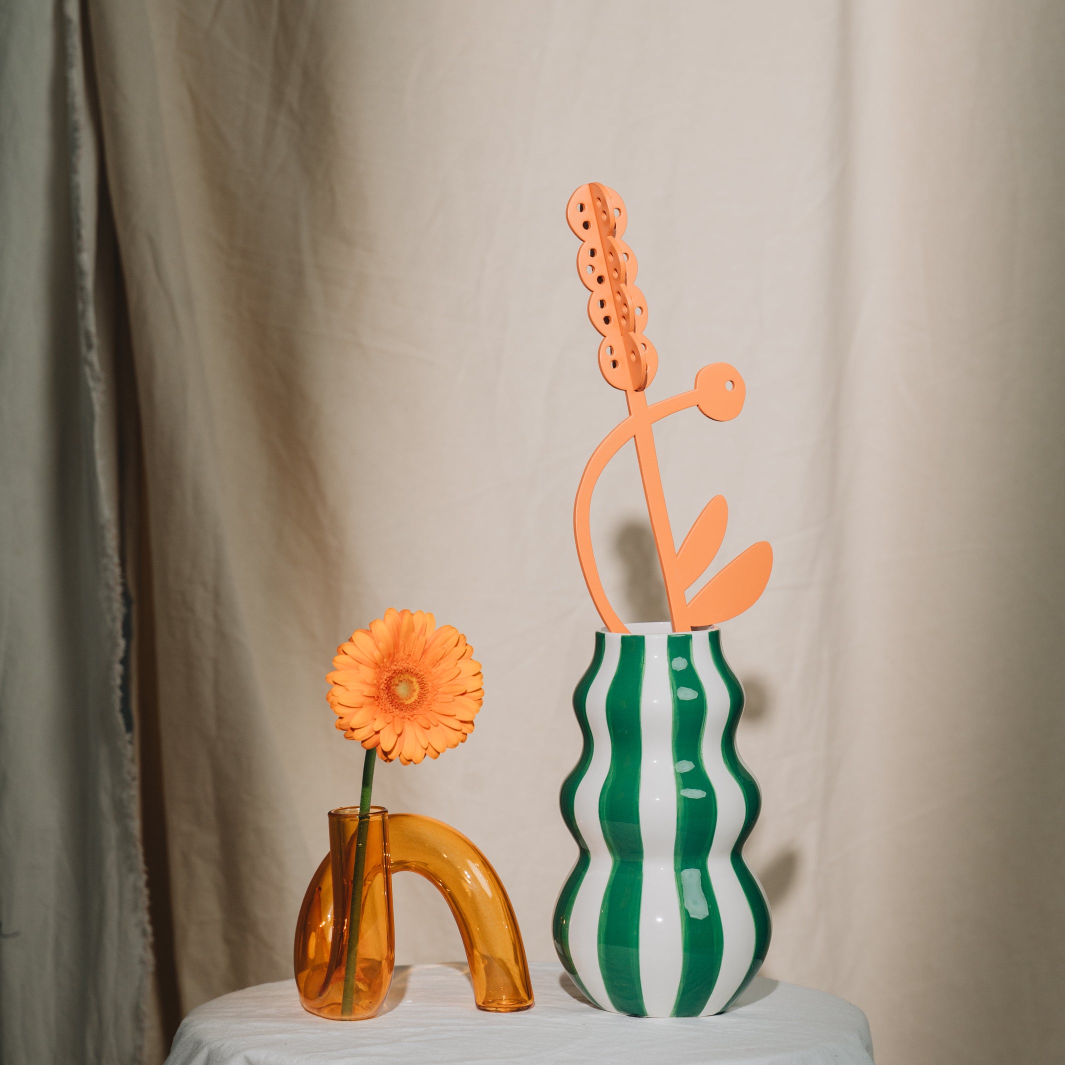 FLOWERS - Holzblumenstrauß - Set aus 3x Blumen & 2x Blätter | milin