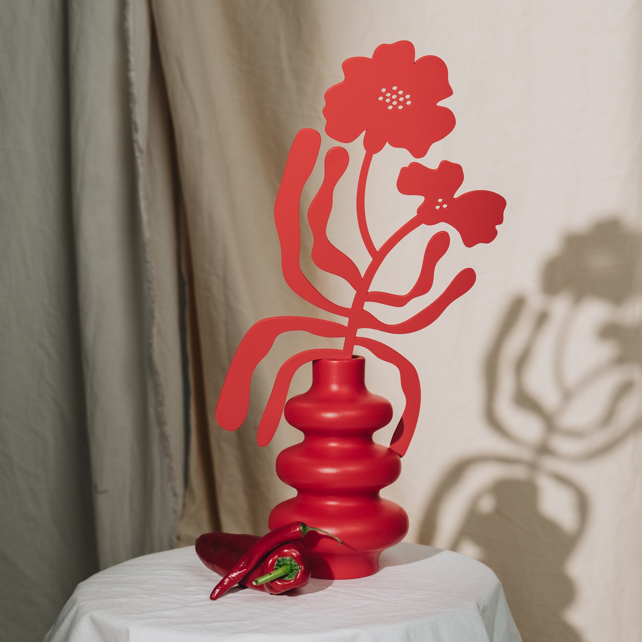 BOUQUET OF FLOWERS - Holzblumen & -blätter - 3er-Set aus Hyazinthe, Mohn & Palme | milin