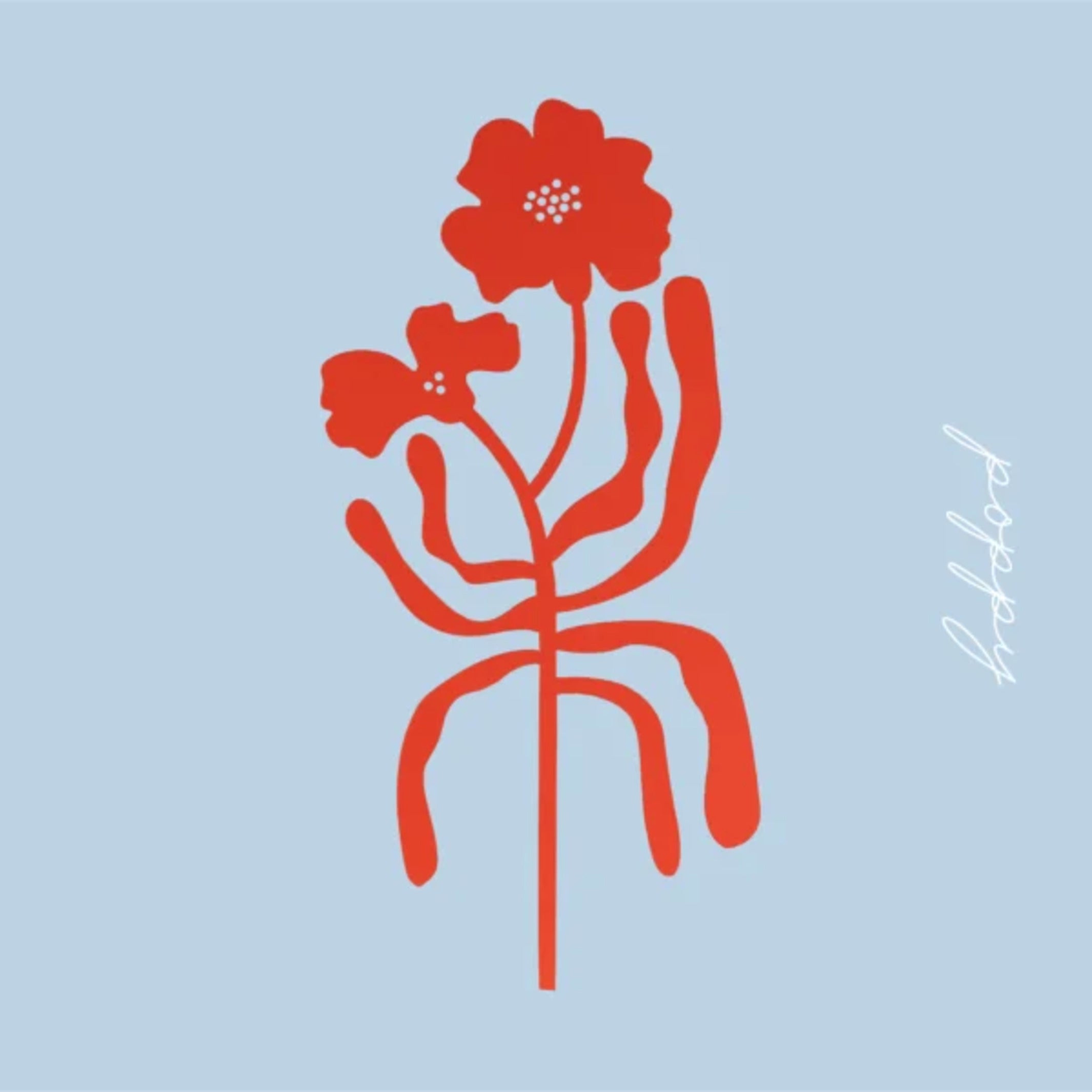 BOUQUET OF FLOWERS - Holzblumen & -blätter - 3er-Set aus Hyazinthe, Mohn & Palme | milin