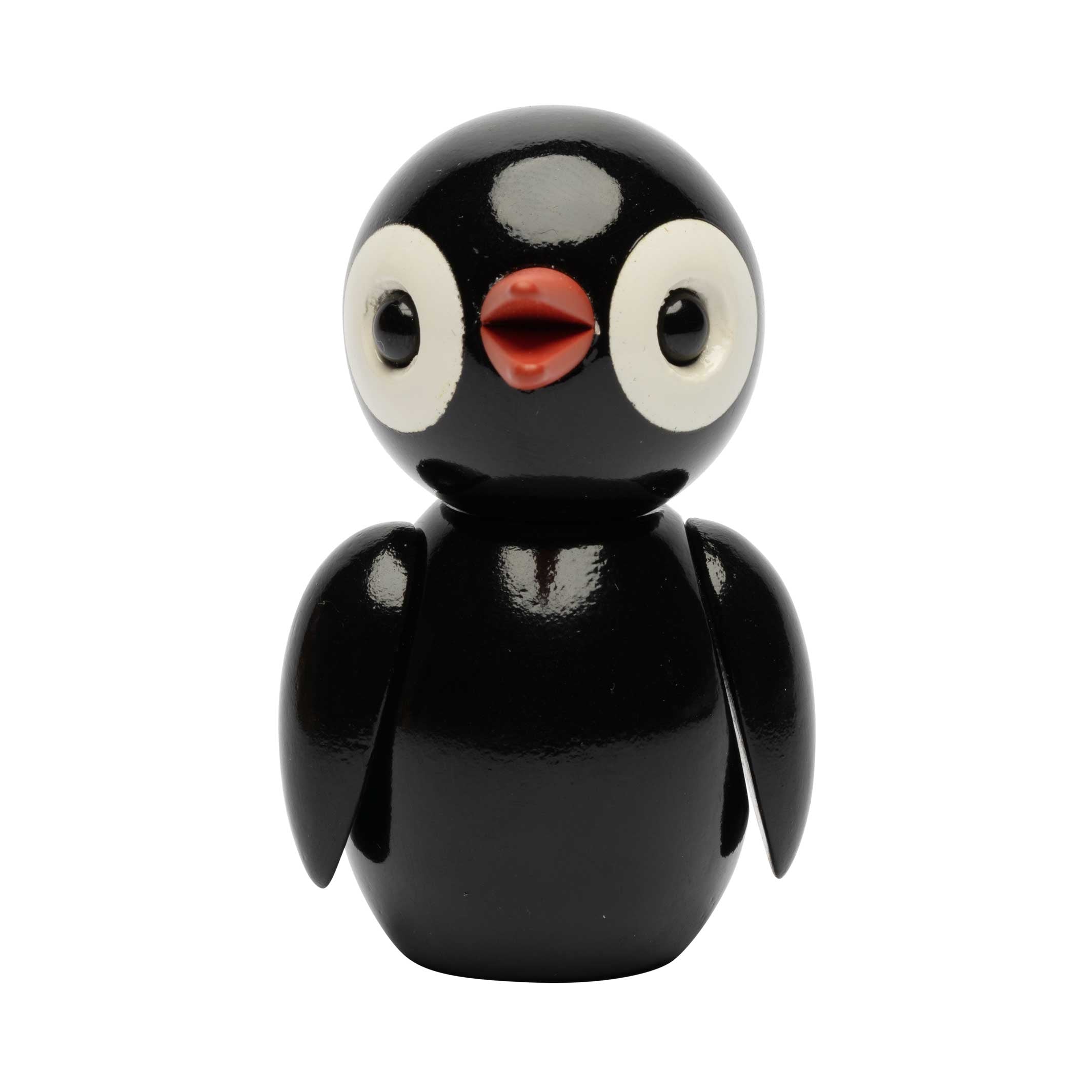 BOLD BLACK - Kleiner Schwarzer Holz-Deko-Vogel - Spring Birds - Chresten Sommer | Spring Copenhagen